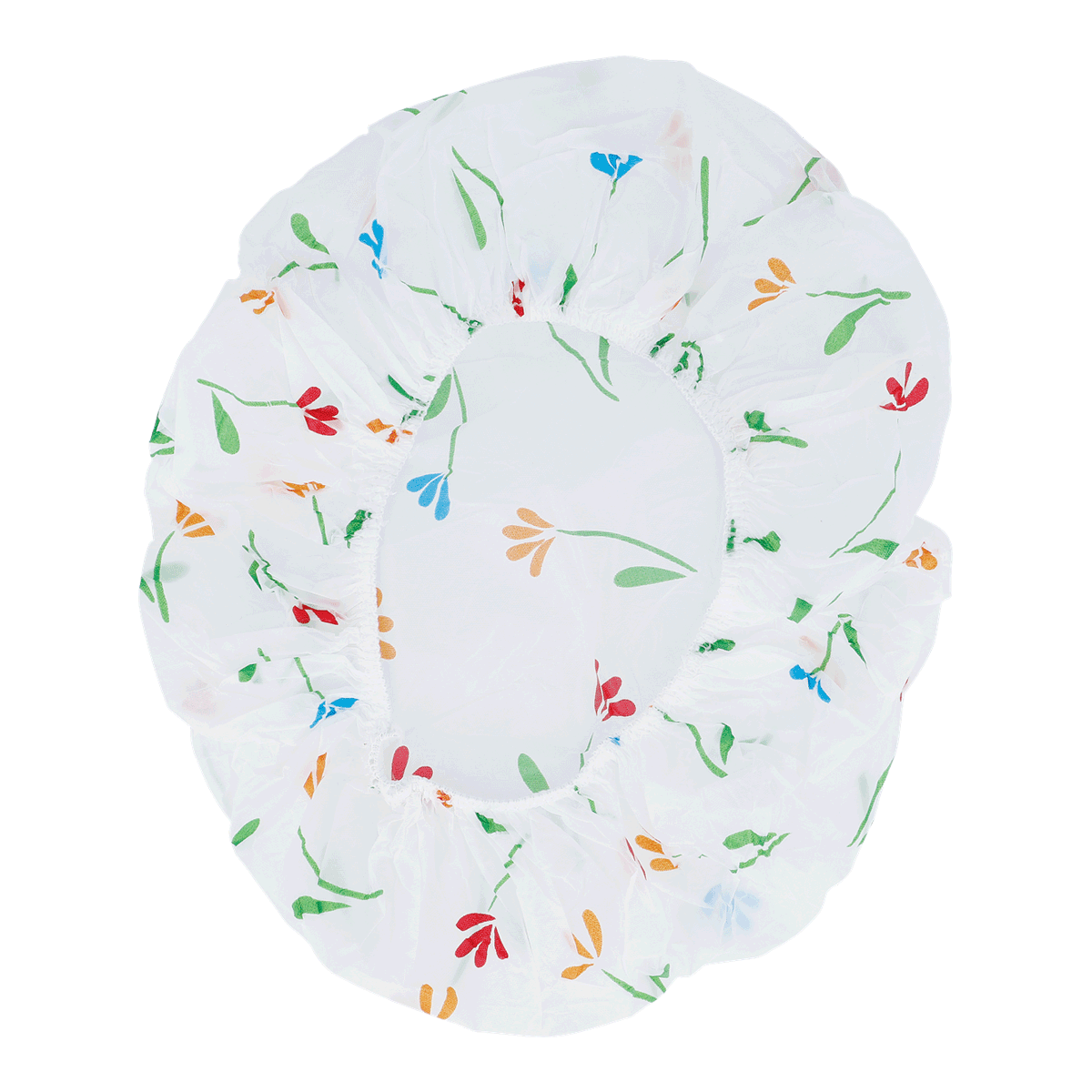 Haarschutz, Schutzhülle, Blumenmuster, Weiß, Schutzhaube, Snood, Hairnet, Schutzhülle, Schleier, Schutzzubehör, Schutzhaube, Haube, Schutzkappe, Haarschonende Schlaufe, Floral Muster