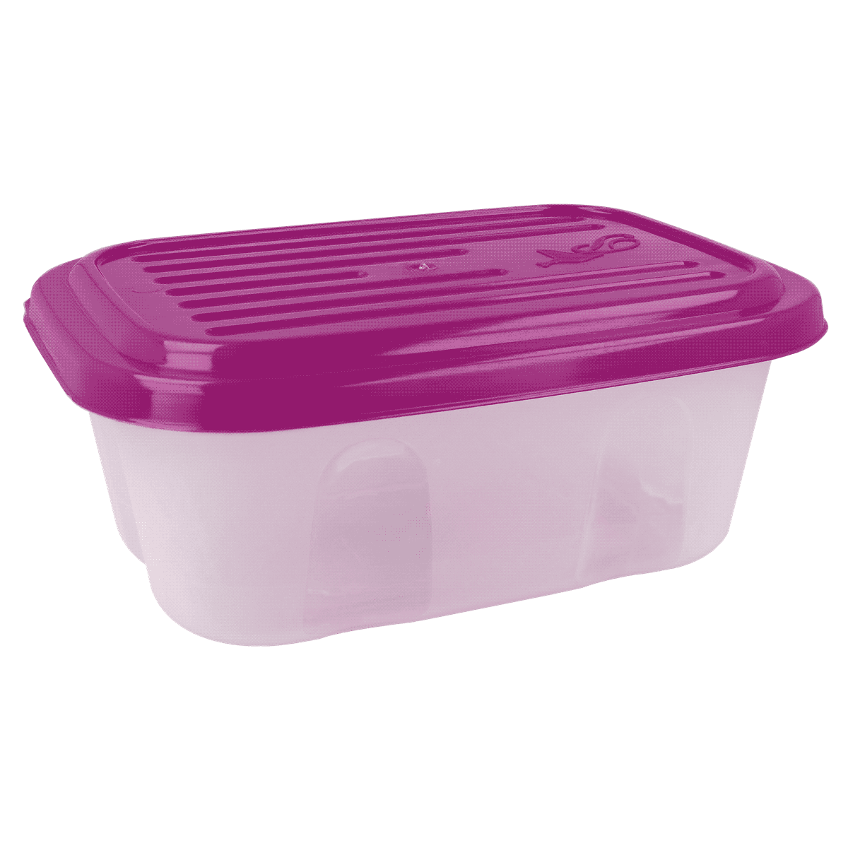 Lunchbox, Plastikbehälter, Pinkes Deckel, Rechteckig, Lebensmittelaufbewahrung, Aufbewahrungsdose, Lunchbox, Kunststoff, Trenner, Lila, Lunchbox, Plastic, Container, Purple, Deckel
