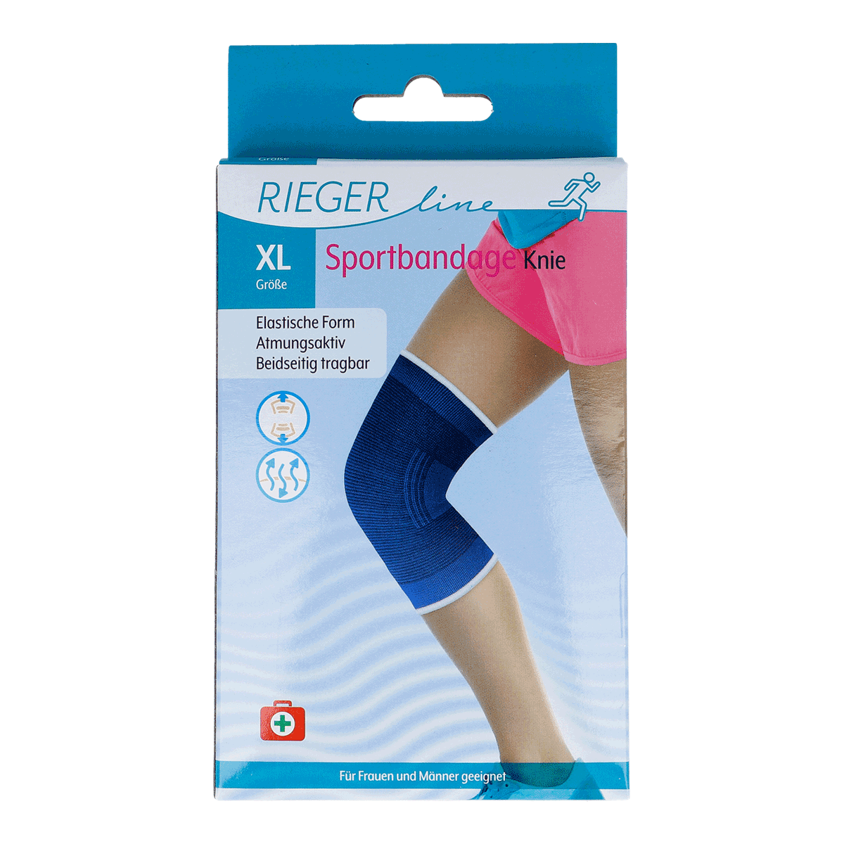 Sportbandage, Knie, Elastisch, Beidseitig tragbar, XL, Kniebandage, Sportbandage, Elastische Form, Beidseitig tragbar, XL Größe, Sportbandage, Kniebandage, XL Größe, Elastisch, Beidseitig tragbar