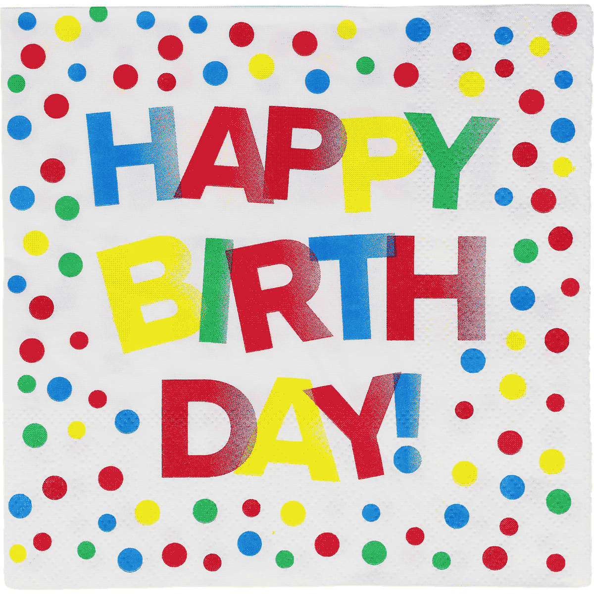 party, birthday, napkin, confetti, colorful dots, Happy, Birthday, Confetti, Polka dots, Karte, Happy, Birthday, Day, Konfetti, Punkte