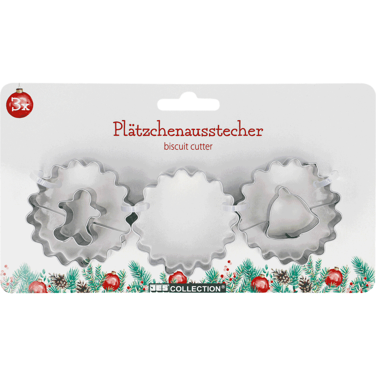 Plätzchenausstecher, Ausstecher-Set, Keksausstecher, Nest-Formen, Stahl-Ausstecher