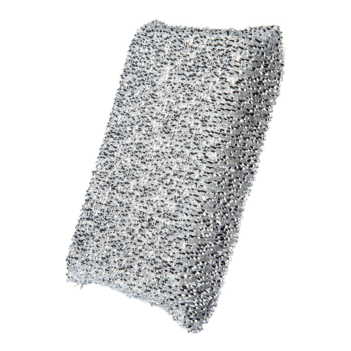 Schmuck, Glitzer, Kette, Metallisch, Strukturiertes, Sequins, Sequinband, Helle Silber, Glitzer, Streifenmuster, lange Kette, Halskette, Glitzer, Silber, Mesh-Glitzer