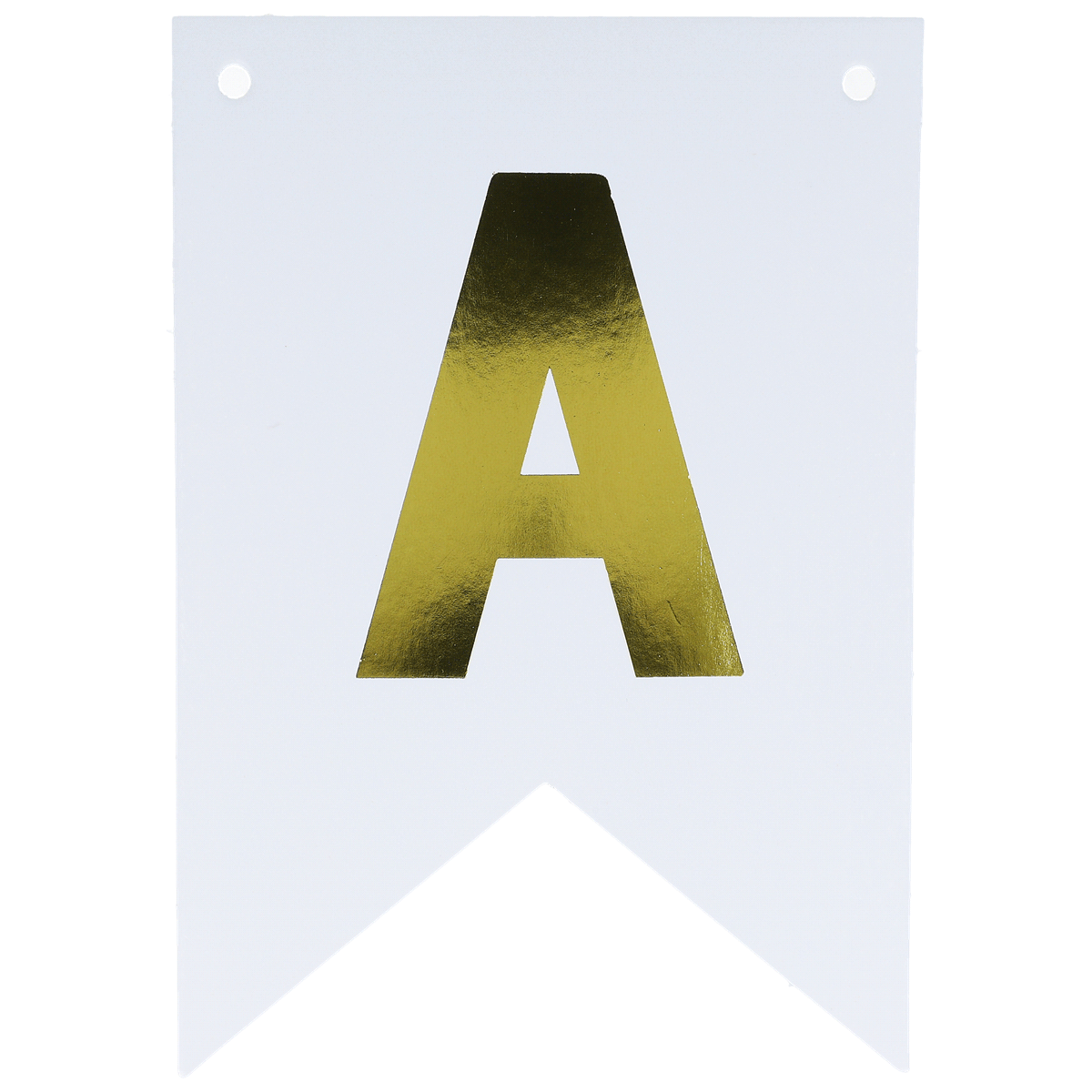 banner, flag, buchstabe A, gold, vertikales banner, banner, flag, A, gold, print, Banner, Flag, A-Buchstabe, Goldfolien, Weißes Banner
