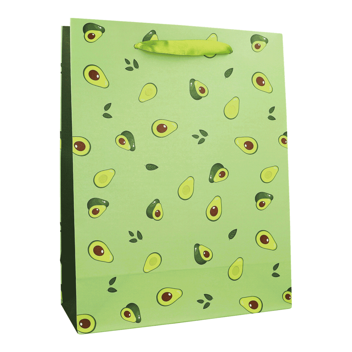 Papiertüte, Geschenkverpackung, Avocado-Motiv, Grün, Sparpaket, Geschenkverpackung, Bag, Avocado Muster, Grün, Papier, Geschenkverpackung, Avocado-Muster, grüne Tasche, Geschenkpapier, Papiertragetasche