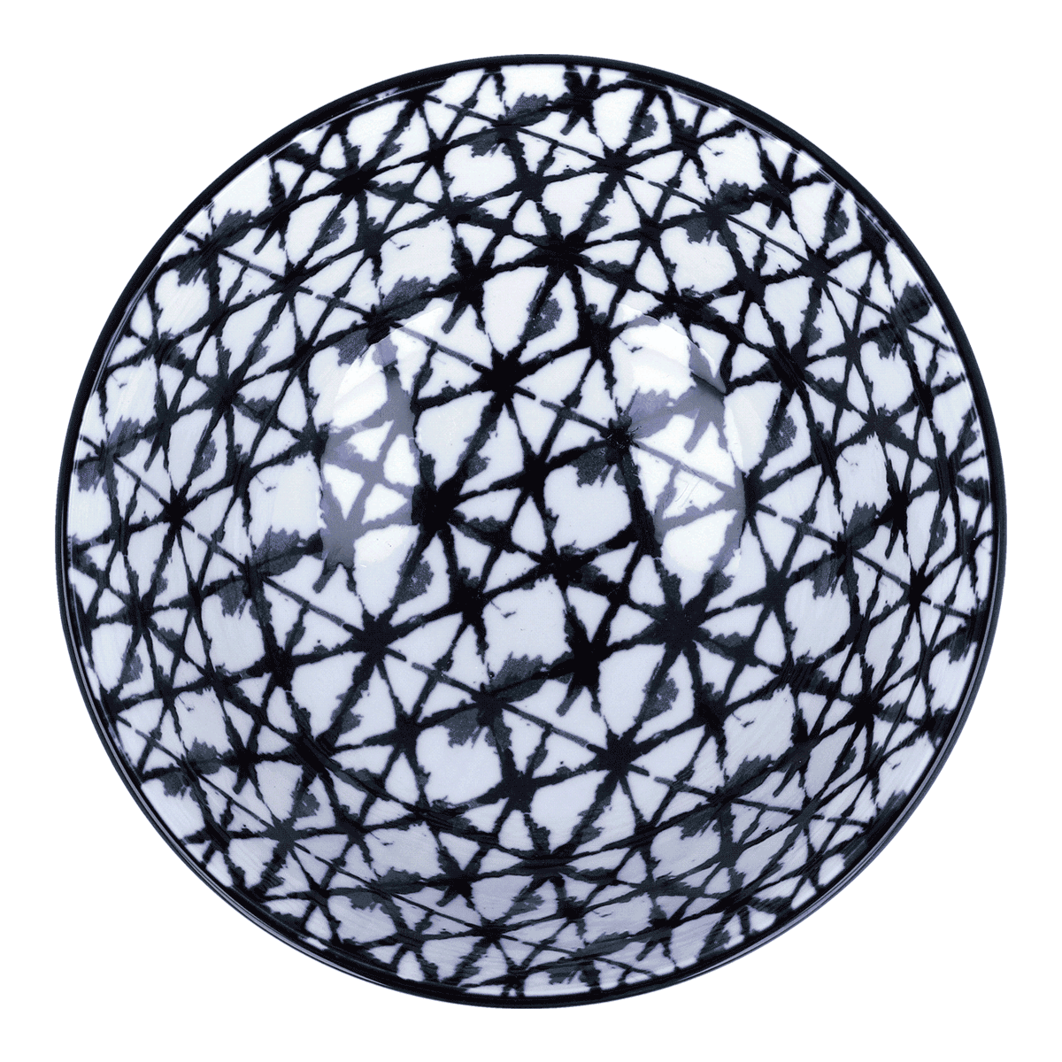 muster, geometrisch, teller, schwarzweiß, keramik, Teller, Porzellanteller, Schwarz-weiß Muster, Geometrisches Muster, Fliesenoptik, Teller, Muster, Geometrisch, Schwarz-Weiß, Rund