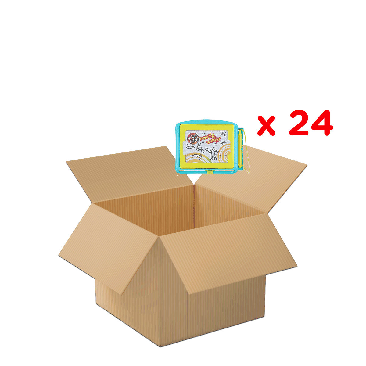 kartonbox, kartonage, verpackung, stickers, spielen, Kartondeckel, Kinderboard, Malset, Kartonbox, 24 Stück, kartonbox, offene kartonbox, malbuch-set, spielzeug-set, aufbewahrung