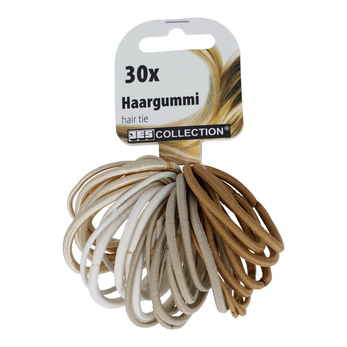 Haargummis, Haarelastische, Schlaufenband, Ponytail Halter, Mehrfarbige Packung, Haarreif, Haargummi, Gummis, Haarband, Elastic hair tie, Haargummi, Gummiband, Haarband, beige, braun