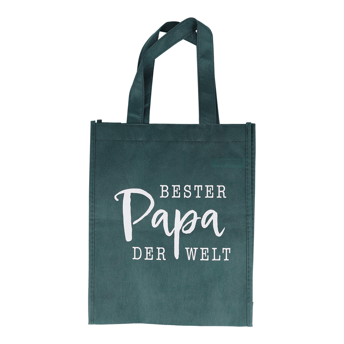 Tote-Tasche, Baumwolle, Druck/Text, grün, großformat, Tote Tasche, Papier Tasche?, Grün, Stofftasche, Beutel mit Henkel, Tote Bag, Canvas, Grün, Textdruck, Papa der Welt