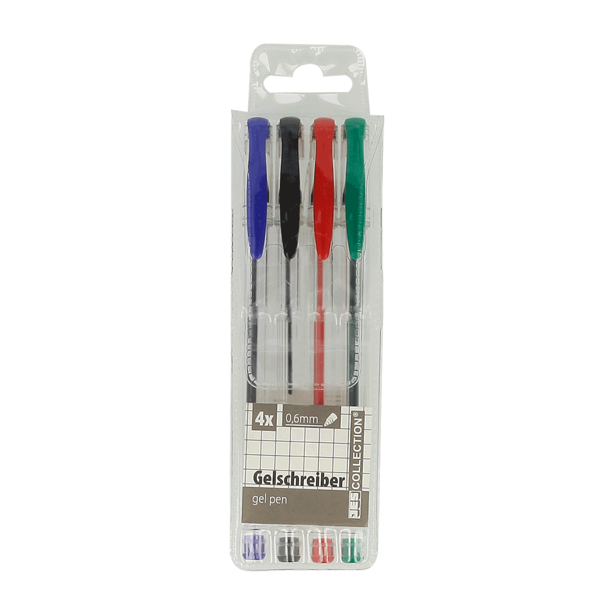Gelschreiber, Gelstift, Kugelschreiber, 4x, 0,6mm, Gelschreiber, Gelstift, Kugelschreiber, 4x, 0,6 mm