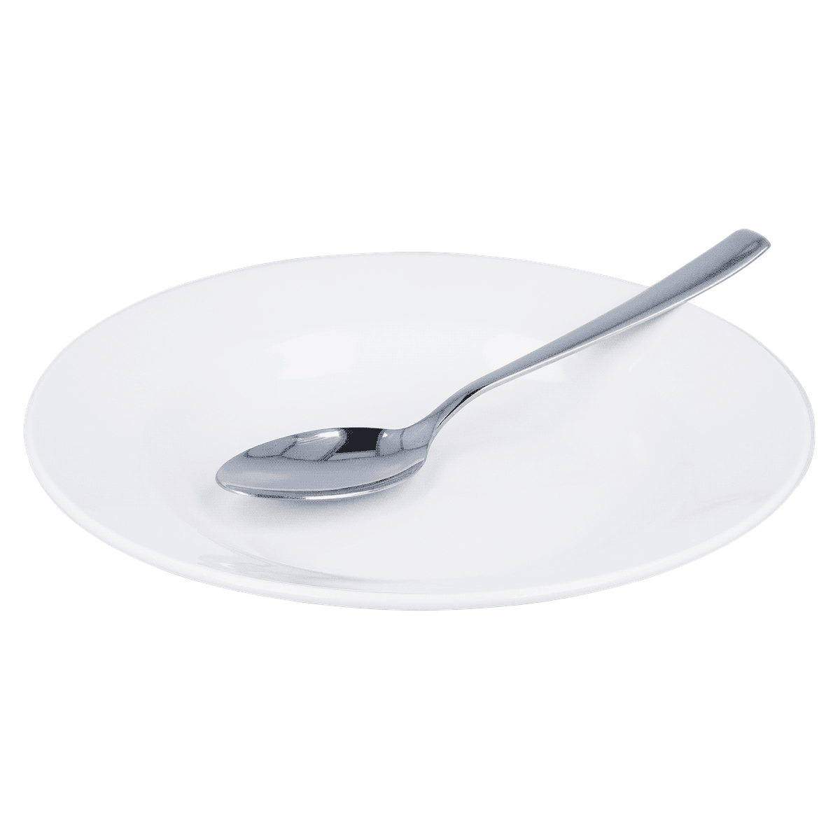 Teller, Schale, Löffel, Geschirr, Messerfreie Schale,  Teller,  weißes Teller,  Speiseteller,  Edelstahl,  Löffel, Teller, Suppenlöffel, Schüssel, Geschirrset, Spatel-Löffel-Kombi
