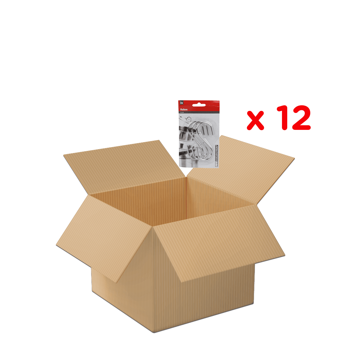 Kartonbox, offene Box, Verpackung, Wellpappe, Boxen-Set, Kartonschachtel, Umzugskarton, Kiste Karton, Klemmhaken-Set, Verpackungszubehör, Pappe, Kiste, offene Box, WELLpappkarton?, Umverpackung