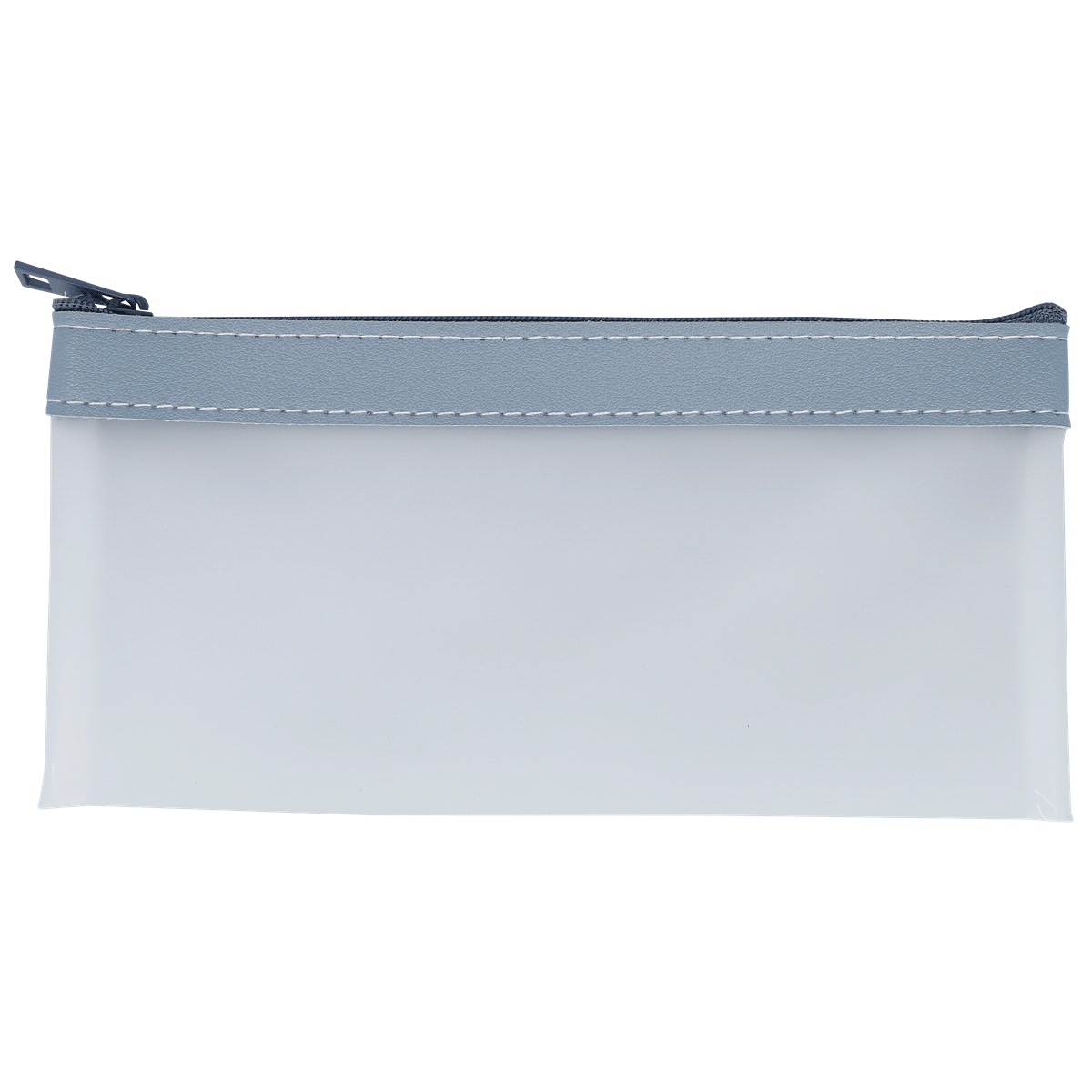Kosmetiktasche, Portemonnaie, Reißverschluss, glatte Oberfläche, bläulich-grau, wallet, Pouch, Reißverschluss, Zweiston, Blau-Grau, Beutel, Reißverschluss, Kunststoff, hellblau, Brieftasche