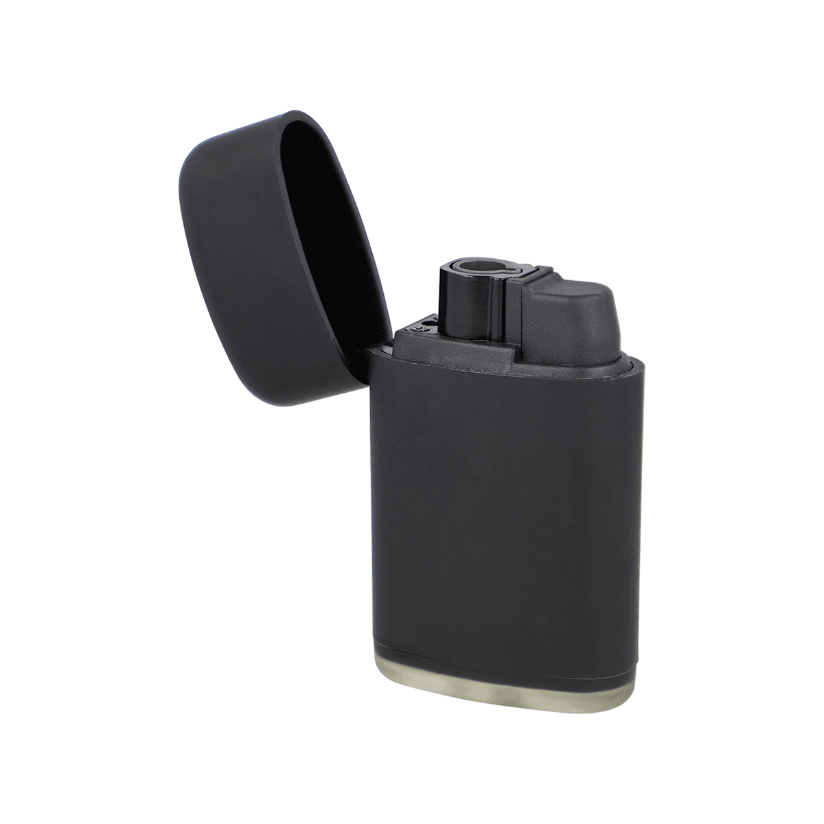 Feuerzeug, Flip-Top, schwarz, billig?, klein?, Feuerzeug, Zigarettenfeuerzeug, Schwarz, Klippenrohr-Design, Trimmet, Feuerzeug, Mini-Feuerzeug, Jet-Feuerzeug, Schwarz, Halterung