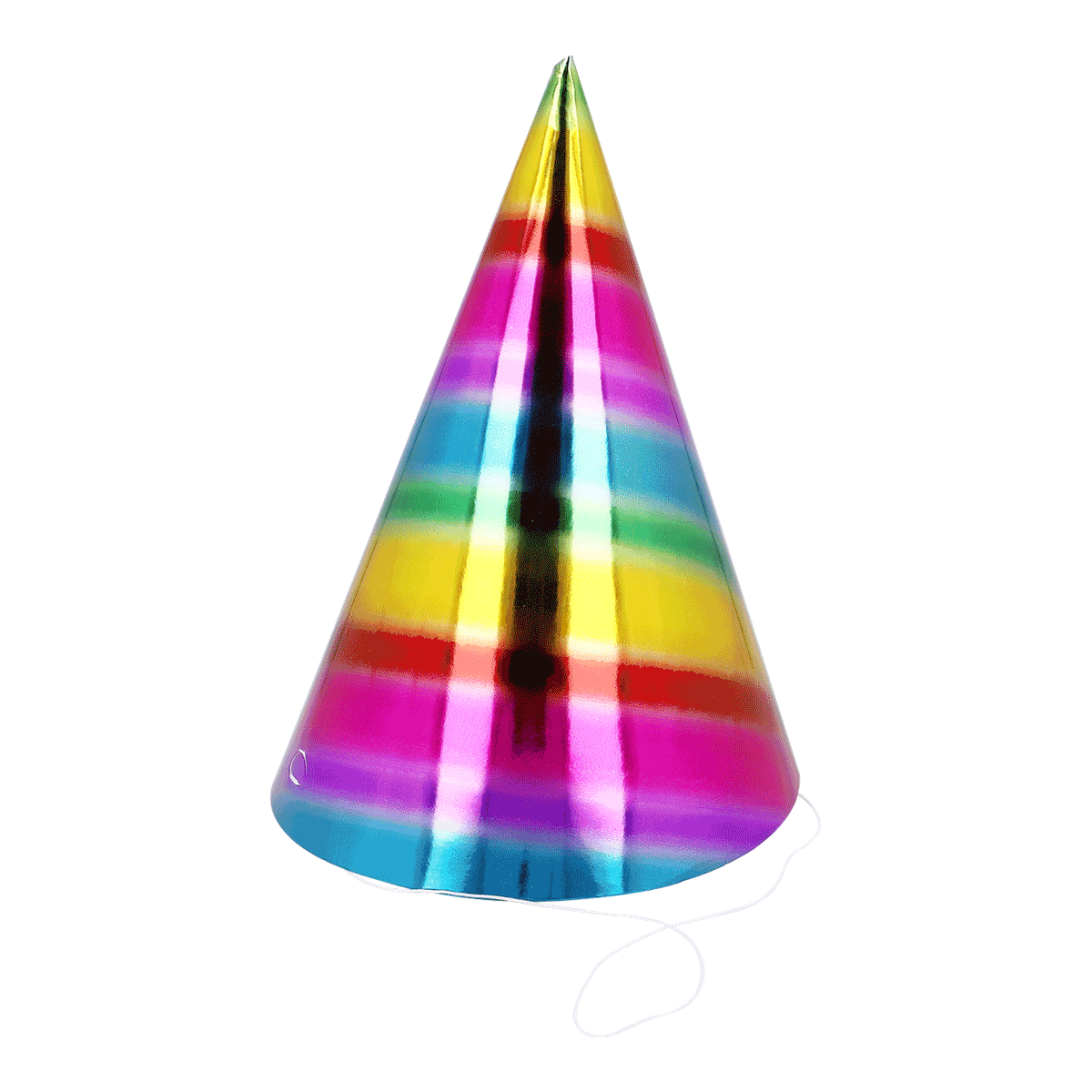 Partyhut, Regenbogen, Kegelhut, Geburtstag, Dekoration, Partyhut, Kegel, Bunt, Geburtstag, Deko, Partyhut, Kegel/Trichter?, Bunt, Regenbogenstreifen, Schnurband
