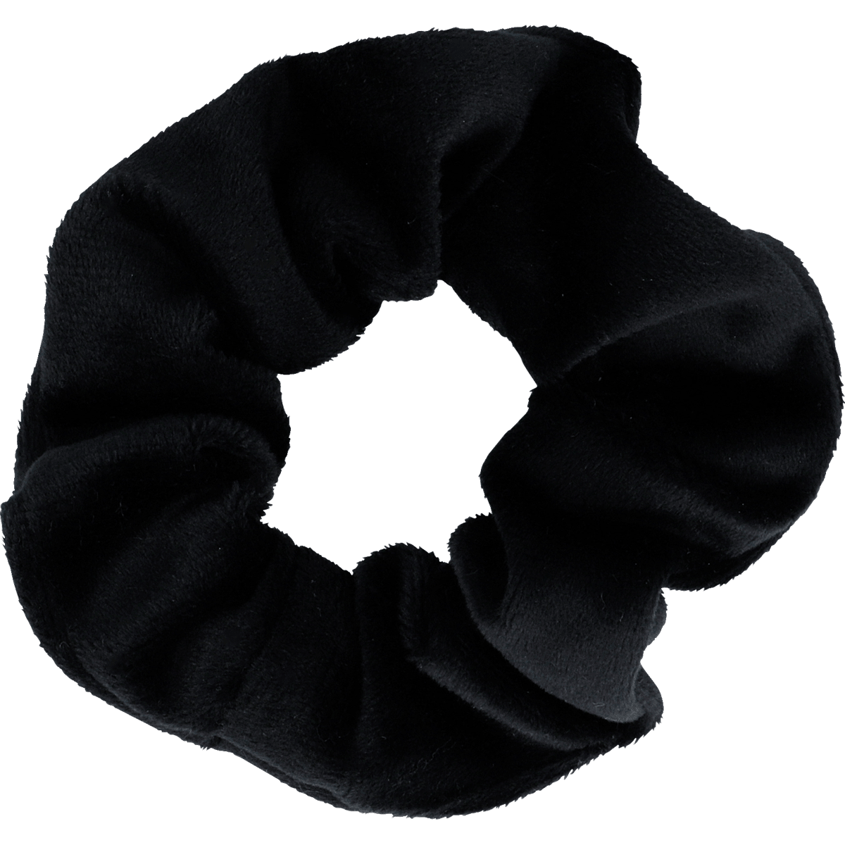 Schlaufenklemme, Haaraccessoire, Schwarz, weiches Gewebe, elastisch, Haargummi, Scrunchie, Schwarz, Stoffschmuck, Haargummi, Schal, Haarband, Schlaufen-Schal, Gummiband, Schwarz