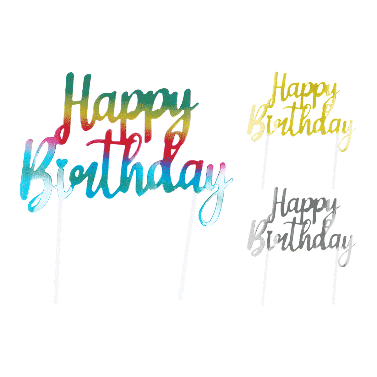 birthday, Torten-Dekoration, Deko, Beschriftung, bunt, birthday, cake topper, colorful, schriftzug, probierbar, birthday, cake topper, dekor, bunt, stickers