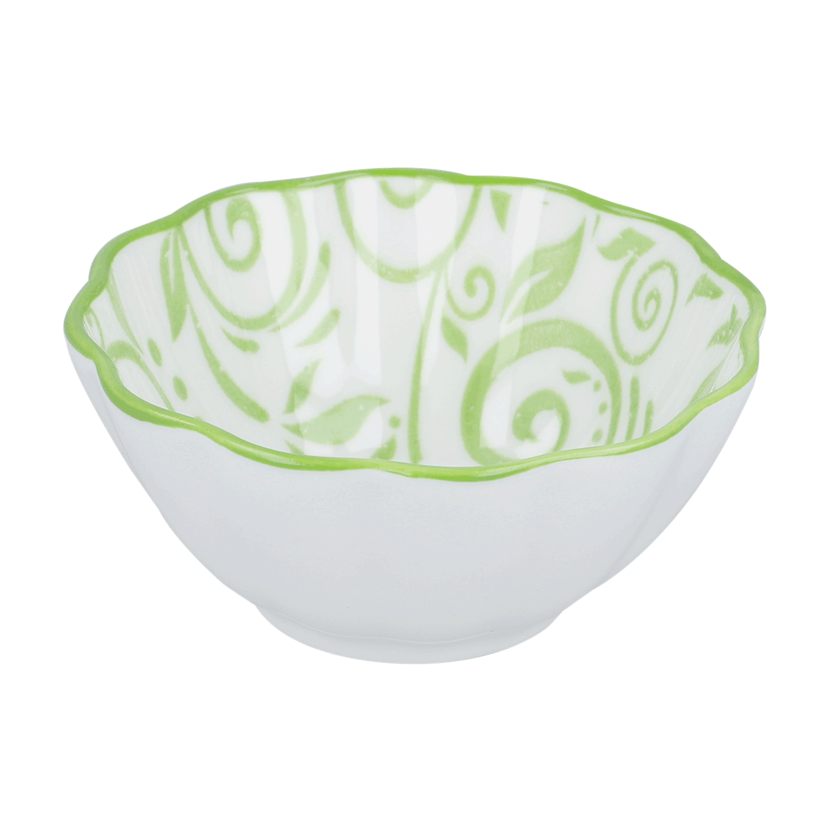 Schüssel, Porzellan, Grün, Mustern, Muschelförmige Schale, Schüssel, Porzellan, Grün akzent, Mustertopf, Schalenform, Schale, Porzellan, Grün, Musterschale, Spitzenkante