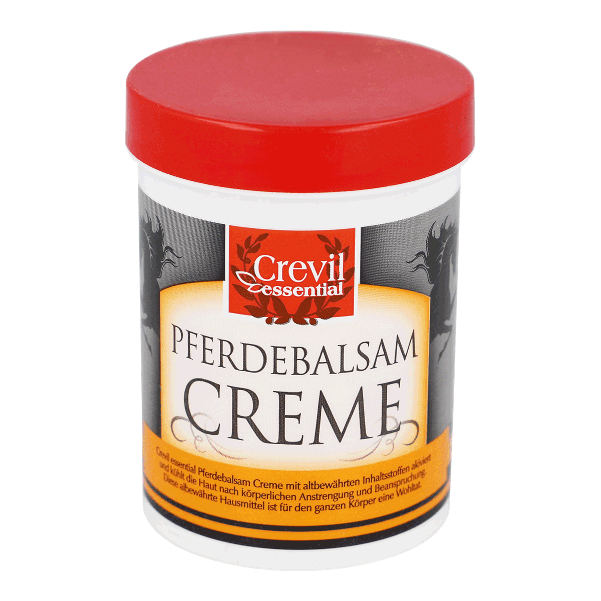 Pferdebalsam, Creme, Pflegecreme, Creme-Container, Körperpflege, Pferdebalsam, Creme, Körperpflege, Hautpflege, Creme, Creme, Pferdebalsam, Creme, Container, rot