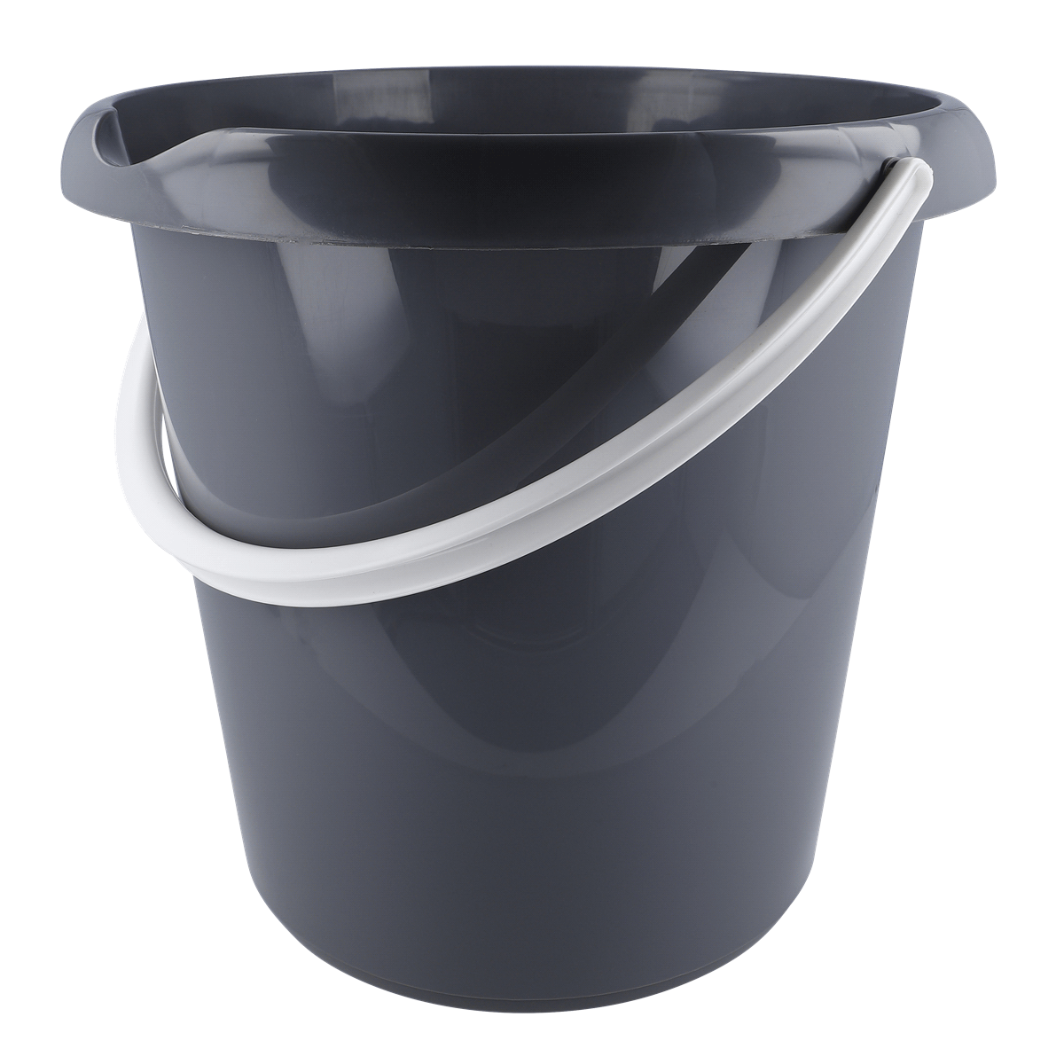 Eimer, Bucket, Kunststoff, Grau, Tragegriff, Eimer, Eimer, Graphitgrau, Kunststoff, Griff, Eimer, Plastic, Bucket, Grau, Griff