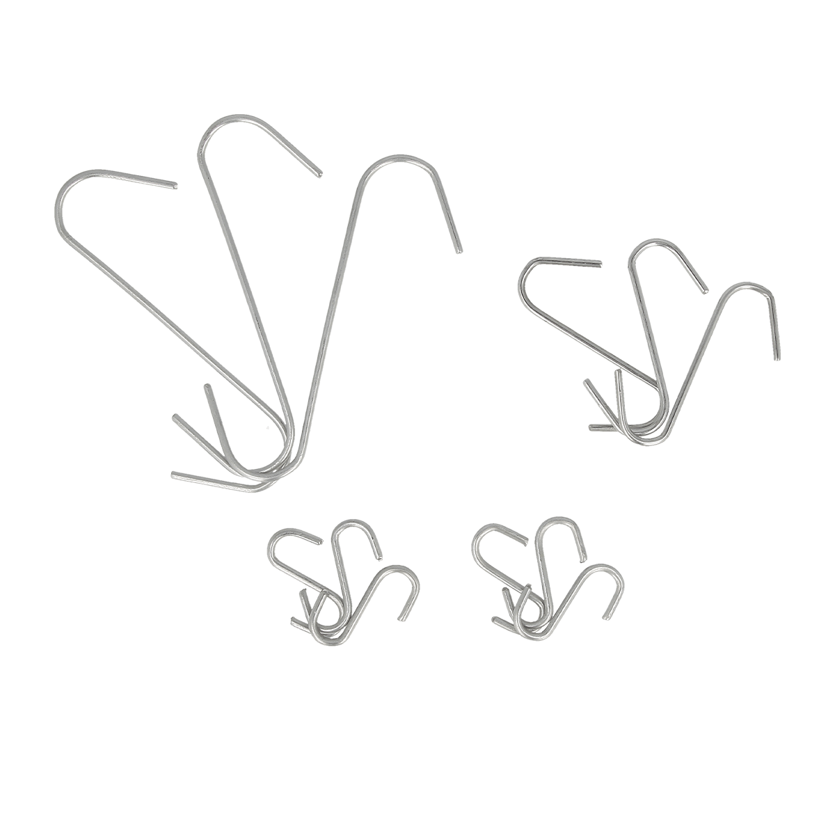 Haken, Metallhaken, Kleiderhaken, Drahtbügel, Mehrfachpack, clipper aus draht, drahtclip, hakenclip, klemmen aus stahl, bügelförmige clips, clip, draht, Haken, Metall, Klammern