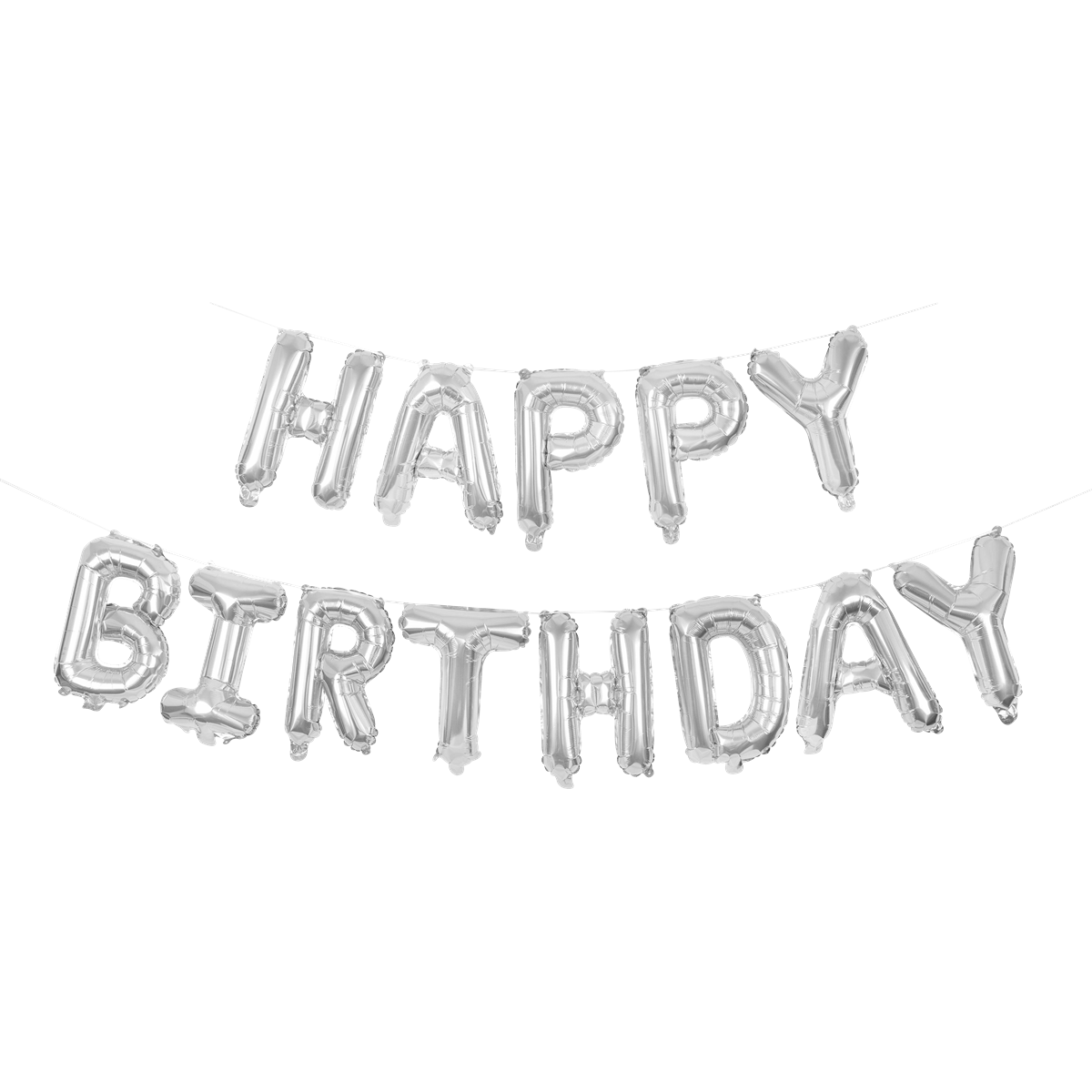Ballon, Banner, Geburtstag, Silber, Dekoration, Luftballons, Happy Birthday, Girlande, Silber, Feier, balloon, banner, birthday, silver, textured