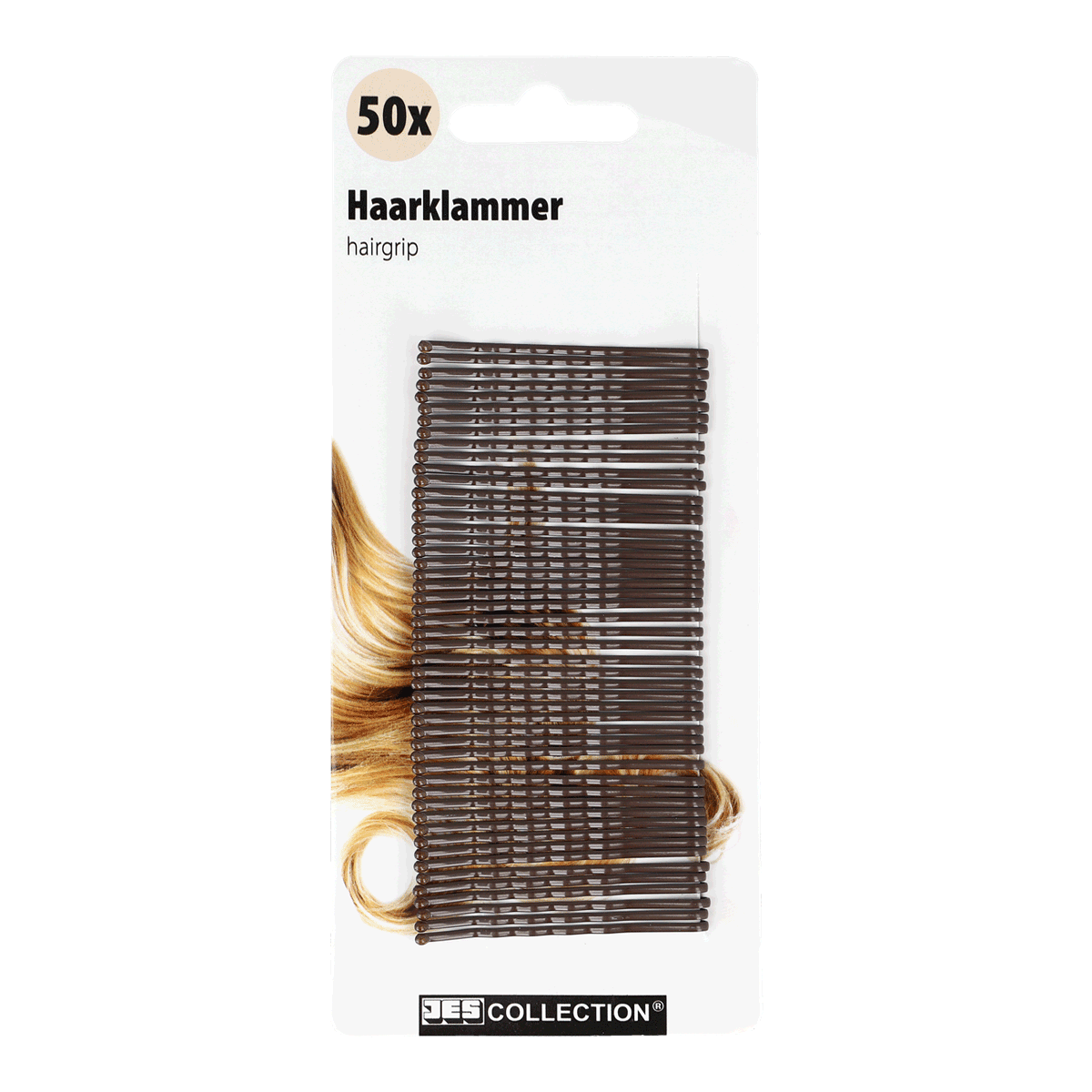 Haarklammer, Haarclip, braun, 50 Stück, Rutinen?, haarklammer, hairclip, braid clip, braun, set 50x, Haarnadel, Haarschmuck, braun, Haarclip, Packung 50
