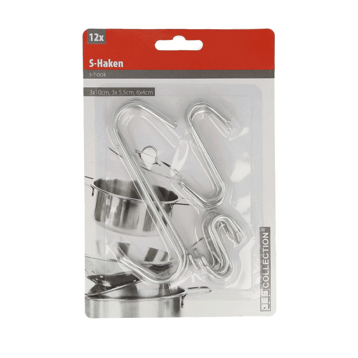S-Haken, Haken, Kleiderhaken, Metallhaken, Schraubhaken, Haken, Kleiderbügel, Metallhaken, Garderobenhaken, Küchenzubehör, Haken, S-Haken, Kleiderhaken, Metallhaken, Kochgeschirr-Zubehör
