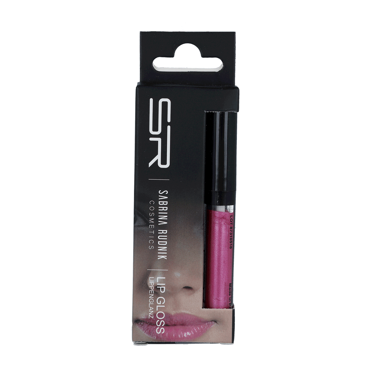 Lipgloss, Flüssiglippe, Rosa, Sabrina Rumnik, Kosmetik, lipgloss, pink, lip product, packaging, sabrina cosmetics, Lippenstift, Liquid Lip Gloss, Rosa Pink, Cosmetics Packaging, Flüssiglippenstift