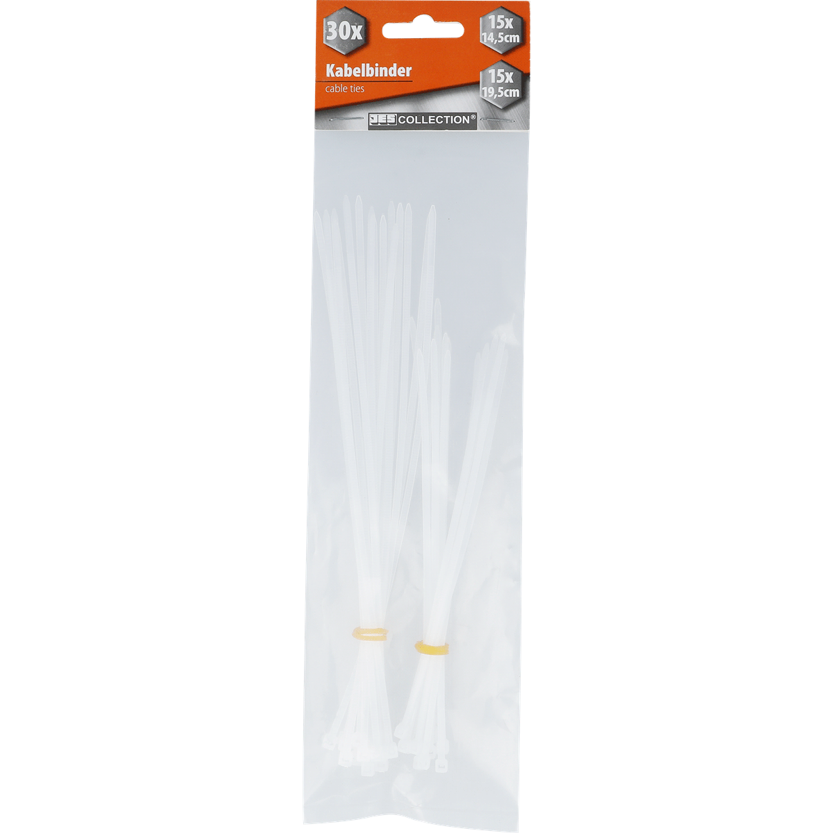 Kabelbinder, Kabelbinder-Set, Kabelklemme, PVC-Kabelbinder, Drahtbinder, Kabelbinder, Kabelbinder-Set, Schnurclip, Kabelbinder weiß, Bündelungstechnik, Kabelbinder, Kabelbinder-Set, Durchmesser 14,5 cm, weiß, Kabelbinder-Packung