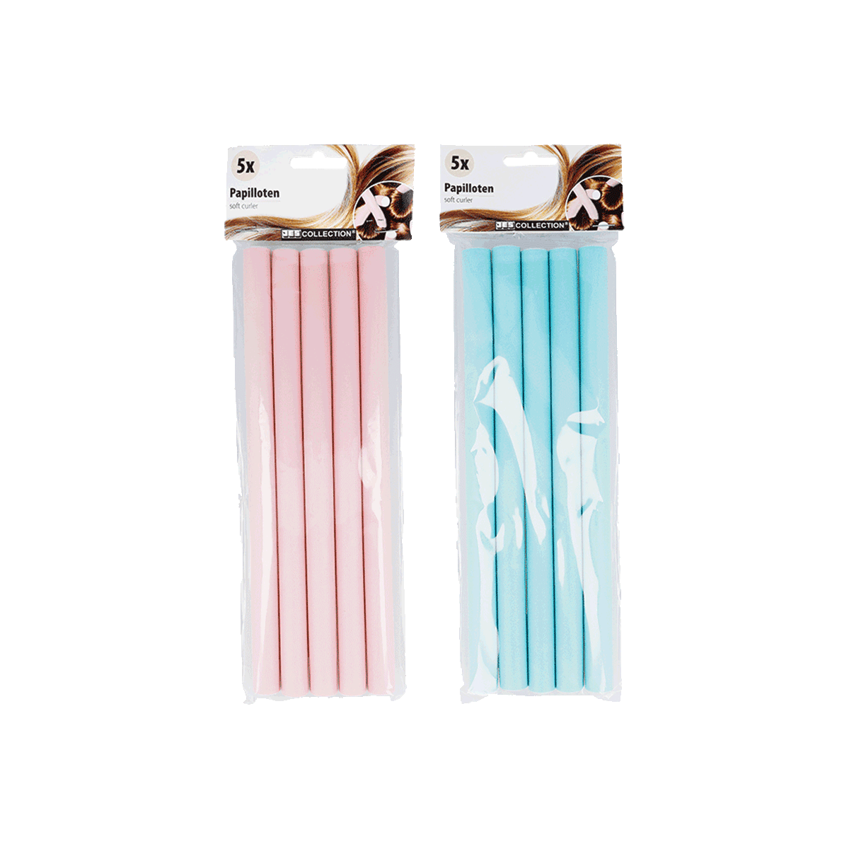Papillotén, soft curler, Haargummi?, Haarklebung?, Kunsthaar?, Kunststoffstifte, Haarclips?, Pastellfarben, Rosa Stifte, Blau Stifte, Schmuck-Feilen, Papillotten, soft curler, Haarrollen, Set