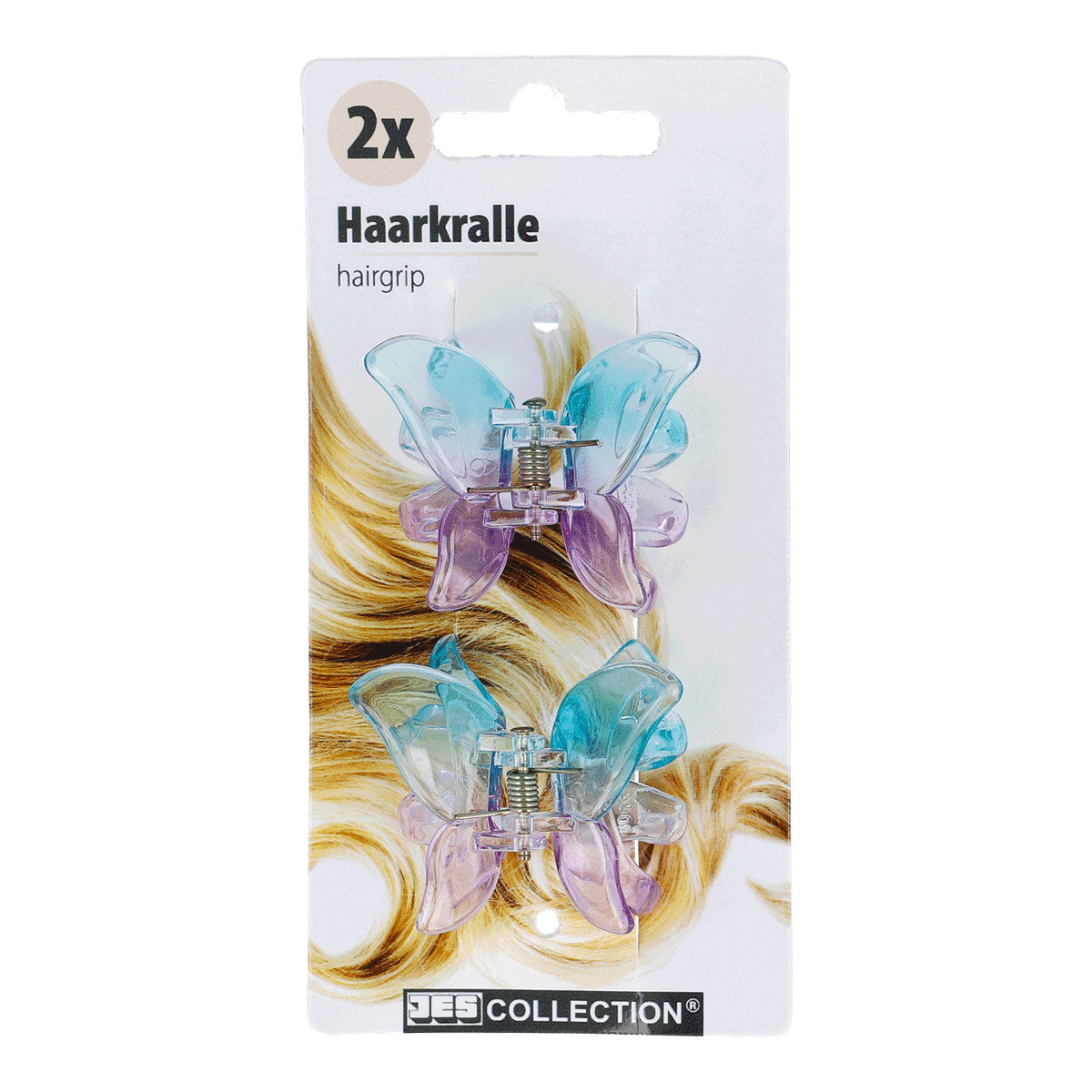 Haarklammern, Haarspange, Clips, Haargriff, 2x-Set