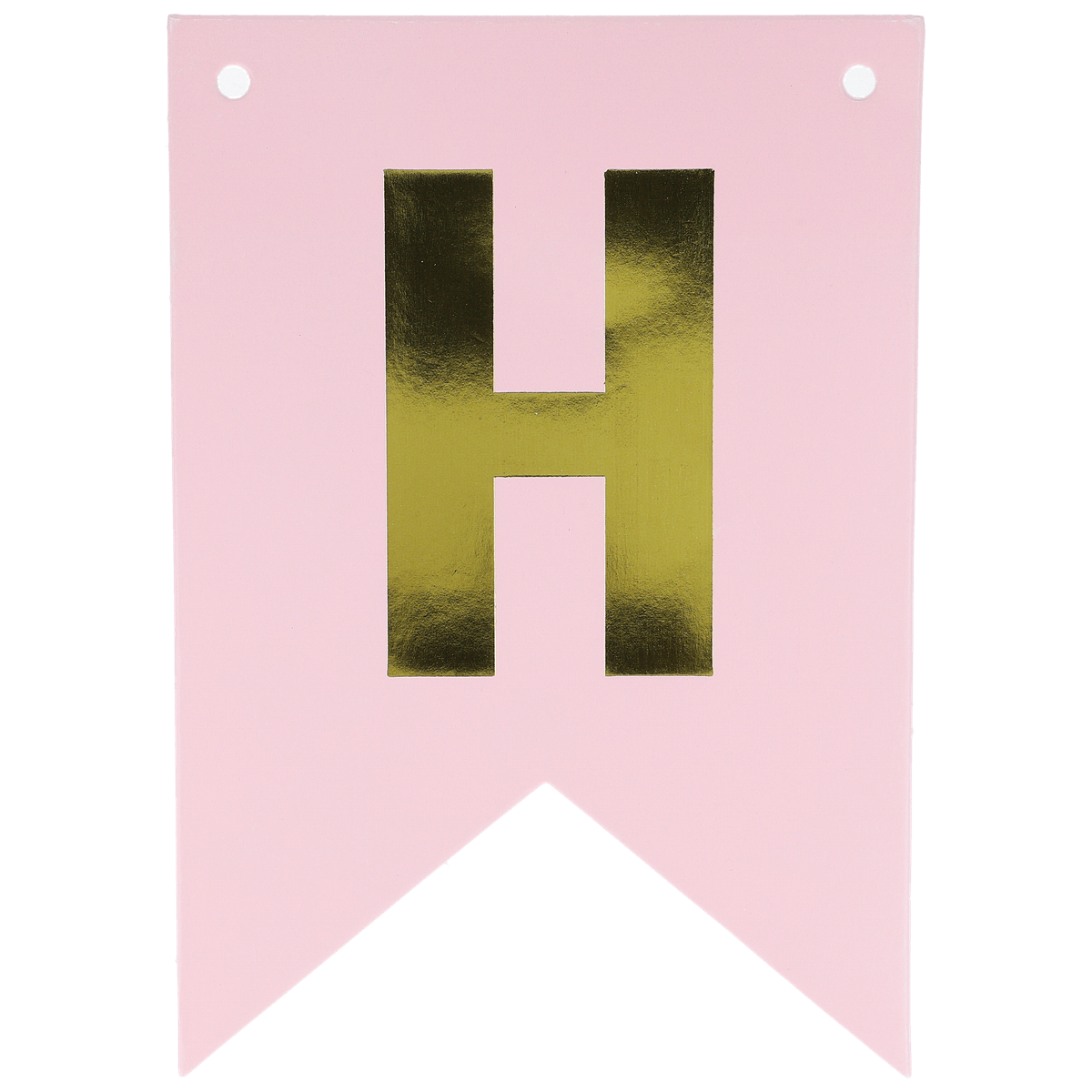 Hänger, Banner, Rosa, Gold, Buchstabe H, Banner, Flag, Shimmer, Pink, Buchstabe H, Banner, Pink, Gold, Letter H, Flag shape