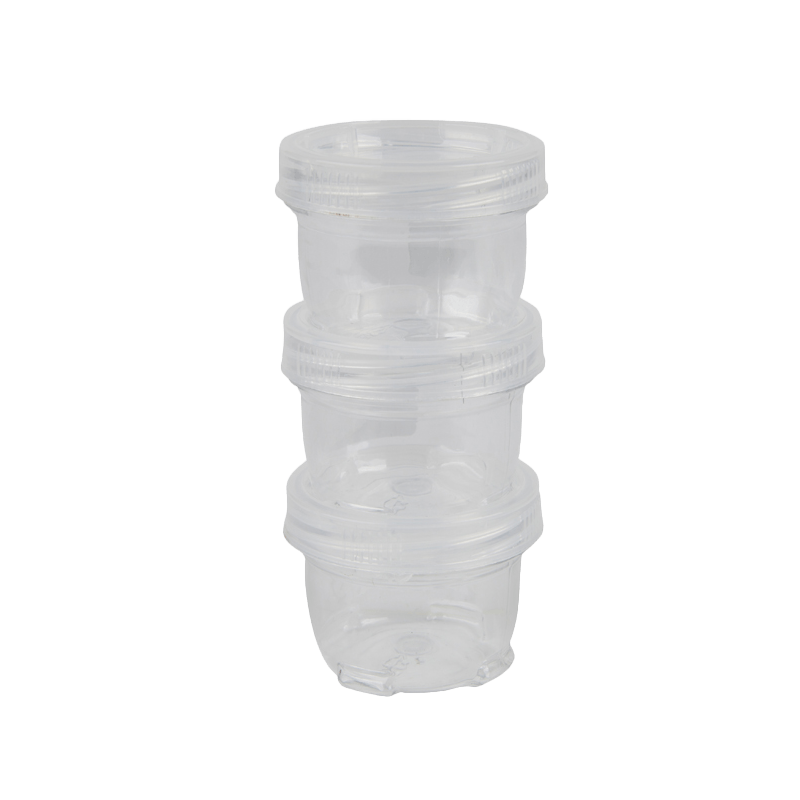 Vorratsbehälter, Mehrfachbehälter, Clear Stackable, Dichtdeckel, Gläser Set, Becher, Stapelbehälter, Transparente Kapselflasche, Kunststoffbehälter, Silikonanlage, Becher, Stackable, Transparenter Becher, Kunststoffbecher, Mehrfachbehälter