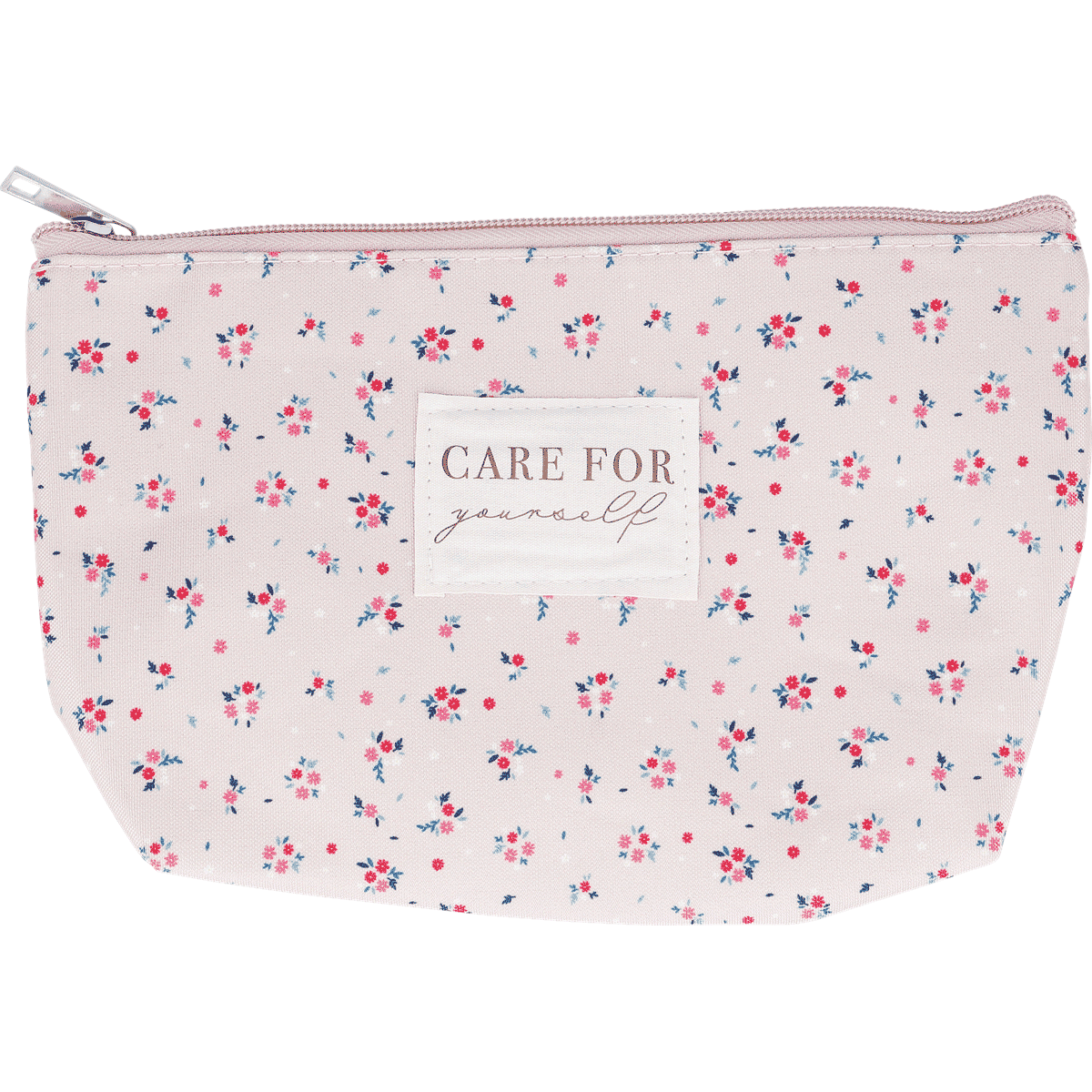 Makeup-Tasche, Beutel, Blumenmuster, Rosa, Reißverschluss, Make-up-Tasche, Beutel, Blumenmuster, rosa Reißverschluss, Beschriftung, Makeup-Tasche, Beutel, Blumendesign, Rosa, Reißverschluss