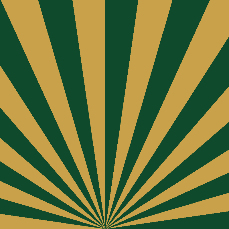 Sonnenstrahlen, radial, Muster, grün, golden