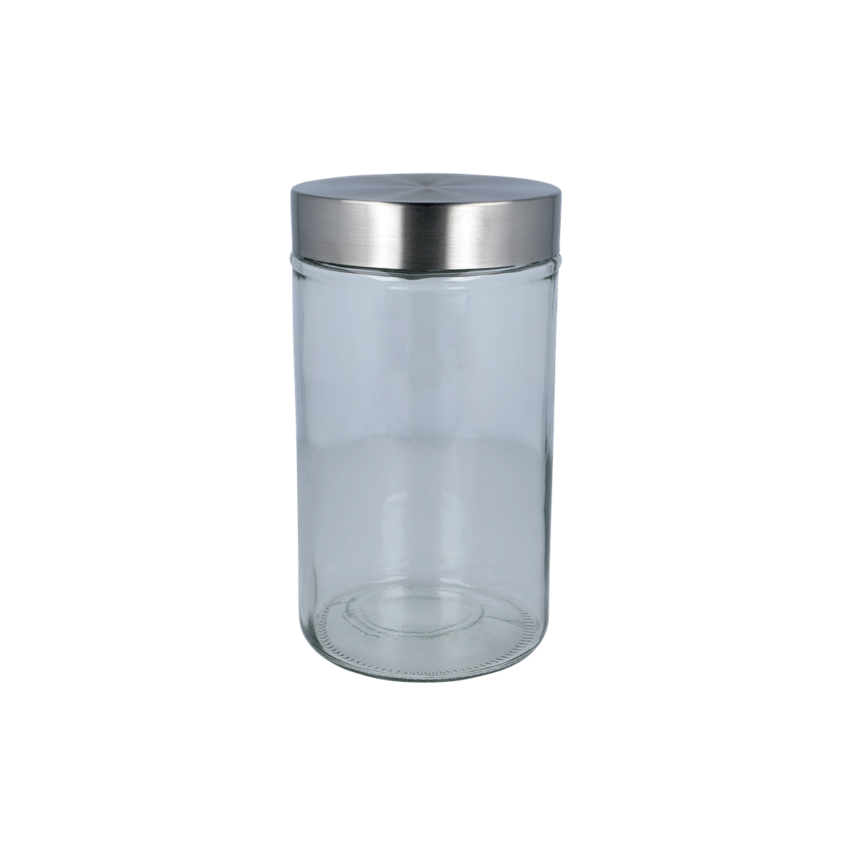 Glasbehälter, Gläser mit Deckel, Vorratsglas, Küchenaufbewahrung, transluzent, Glasbehälter, Aufbewahrungsglas, Vorratsglas, Metalldeckel, transluzentes Glas, Glasbehälter, Küchenbehälter, Aufbewahrungsdose, Glas, Edelstahldeckel