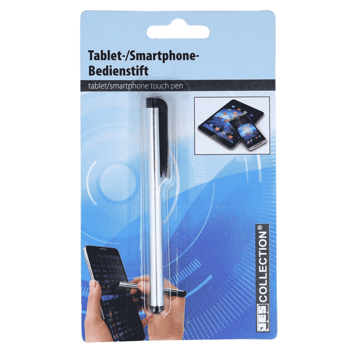 Tablet/Smartphone, Touchpen, Silber, Verpackung, Zubehör, Tablet-Stift, Touch-Stift, Stift für Tablet, Smartphone-Zubehör, Metallstift, Stift, Touchpen, Tablettstift, Metall, Universal