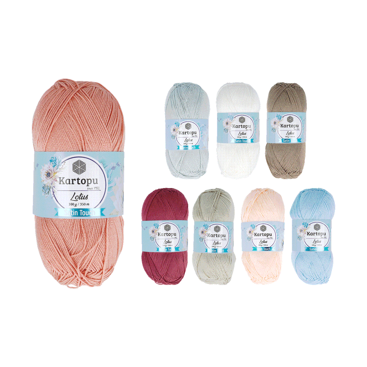 Strickgarn, Satin Touch, Lotus, Sockengarn, Mehrfachfarbe, Wollknäuel, Garn, Satin Touch, Lotus, Kartopu, Kartonopum Garn, Satin Touch, Baby-Soft, DIY Garn, Wolle Set