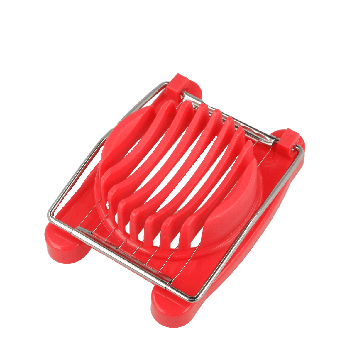 kitchen, egg slicer, red, stahl, faltbar, Küchenhalter, Verschiedene Stahlschlitze, Rot, Slicer, Kabelklemmen-Design, Gemüsemesser, Nudel- bzw. Obstschneider, Rot, Küchen-Accessoire, Slicer