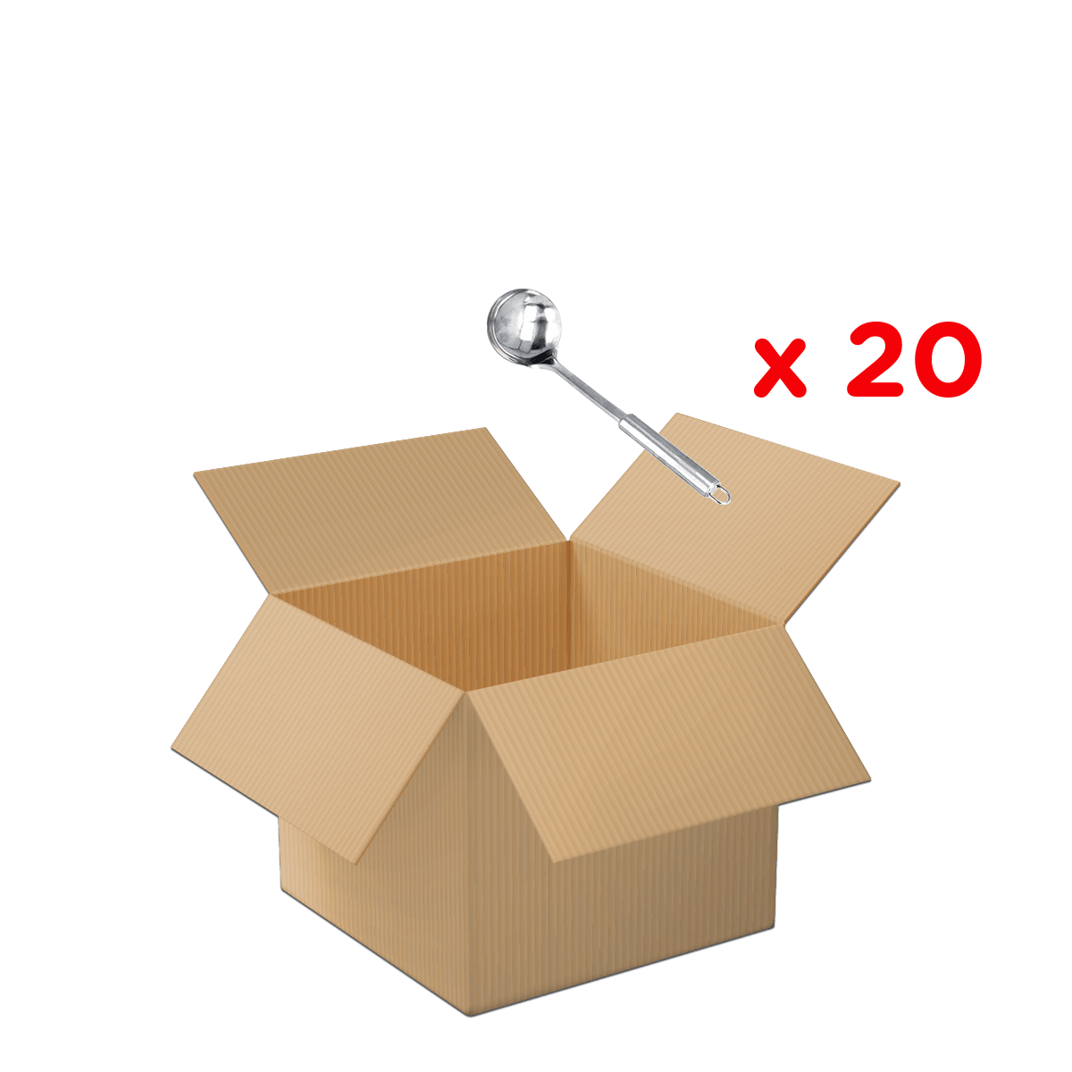 box, Kartonschachtel, offene Schachtel, Küchenlöffel, Menge 20, Kartonbox, Schaufel, Karton, Set, 20 Stück, kartonbox, box, karton, löffel, küchenzubehör