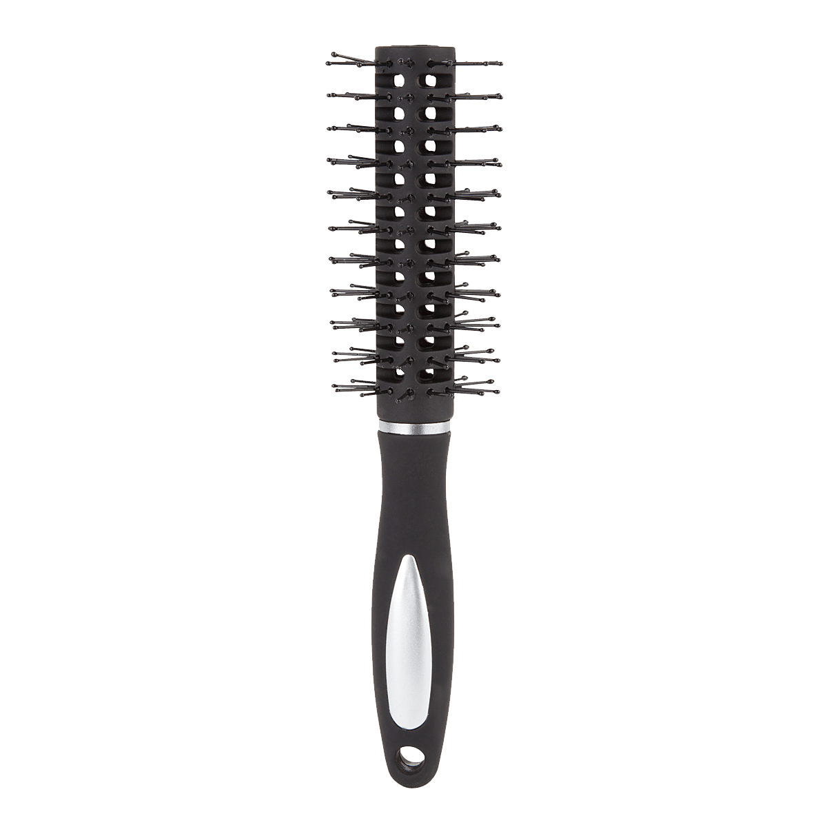 haarbürste, roundbohrer, kissenbürste, 1x1x6, keramikkerben, Haarkamm, Bürstenhaare, Rundbürste, Lockenbürste, Haarpflege, Haarebürste, Rundbürste, Kopf aus Kunststoff, Schwarz, Styling