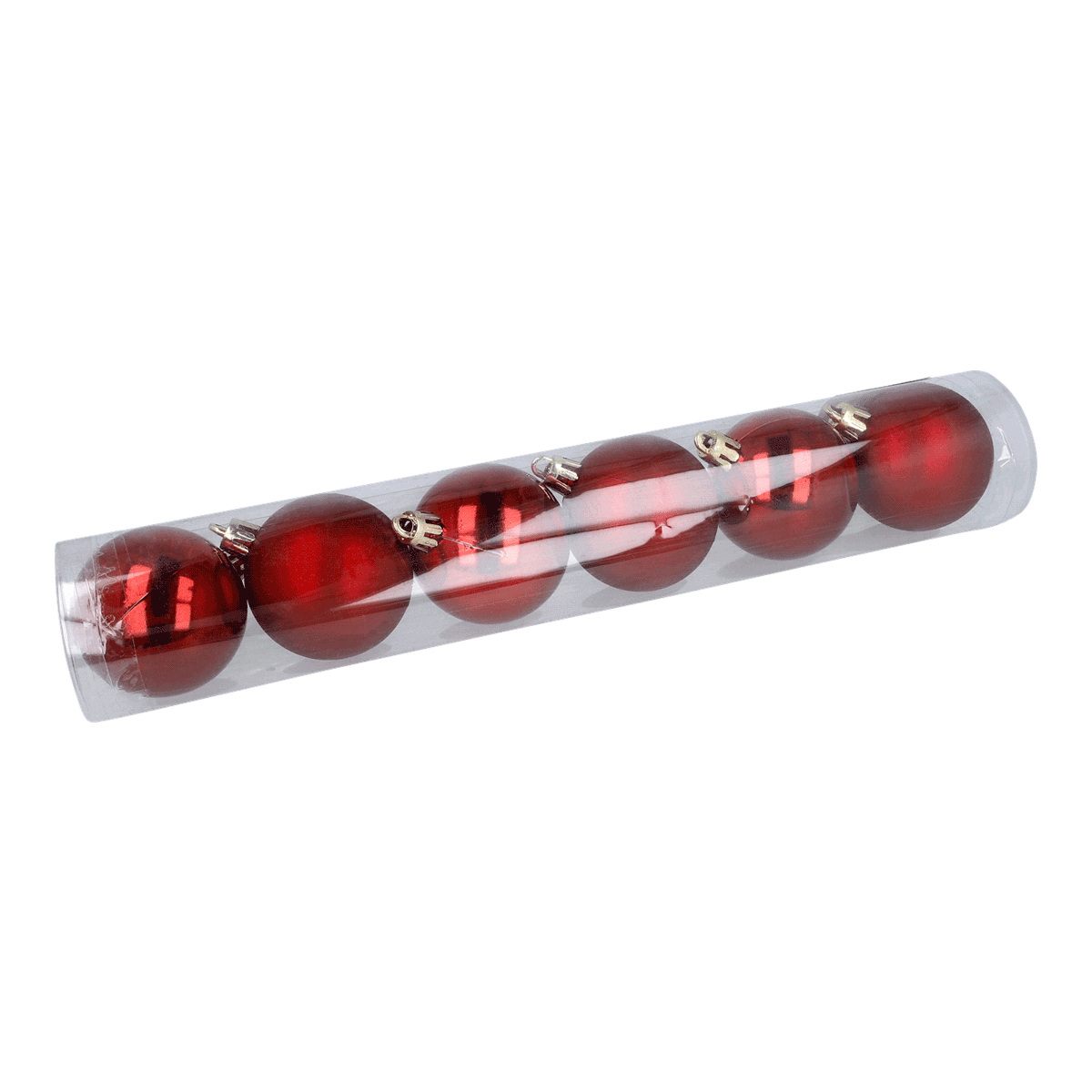 Weihnachtskugeln, Christbaumschmuck, Rot, Glaskugeln, Kugelset