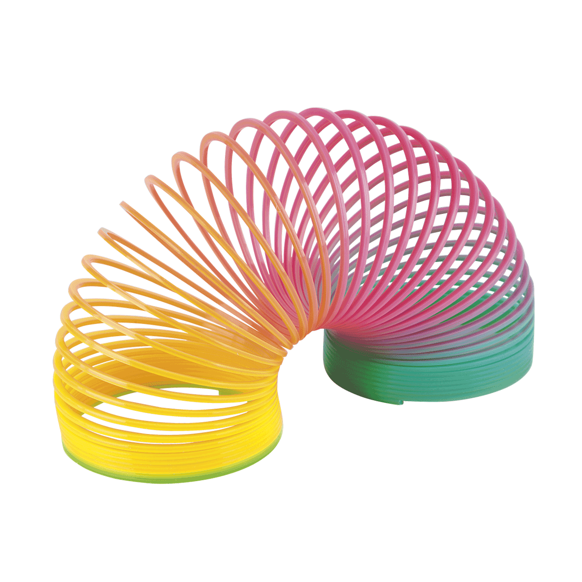 Spielzeug, Rainbow, Springfeder, Gummi, Skelett?, slinky, Spielzeugfeder, Regenbogen, Spirale, bunt, Spielzeug, Springfeder, Schaumstoff, Rainbow, Tierfreie Form