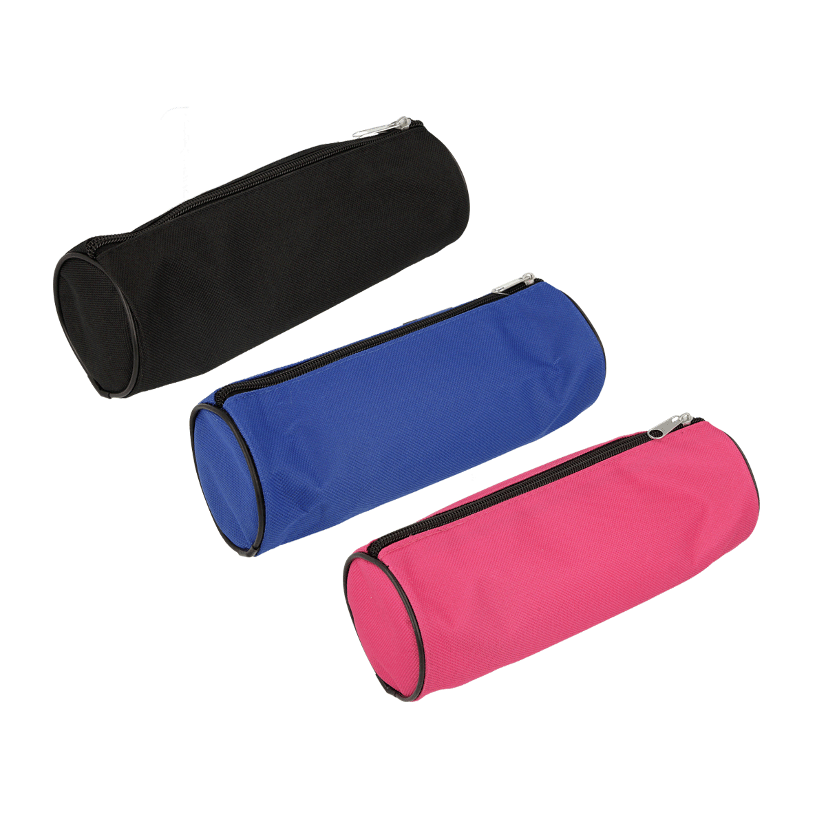 federtasche, Reißverschluss-Etui, dreifarbig?, Stoffetui, Schlampermäppchen, Federmäppchen, Stiftetasche, Kantentasche, Schulbedarf, Taschenform, Stiftetasche, Hülle, Reißverschluss-Portemonnaie, Bunt, Kosmetiktasche
