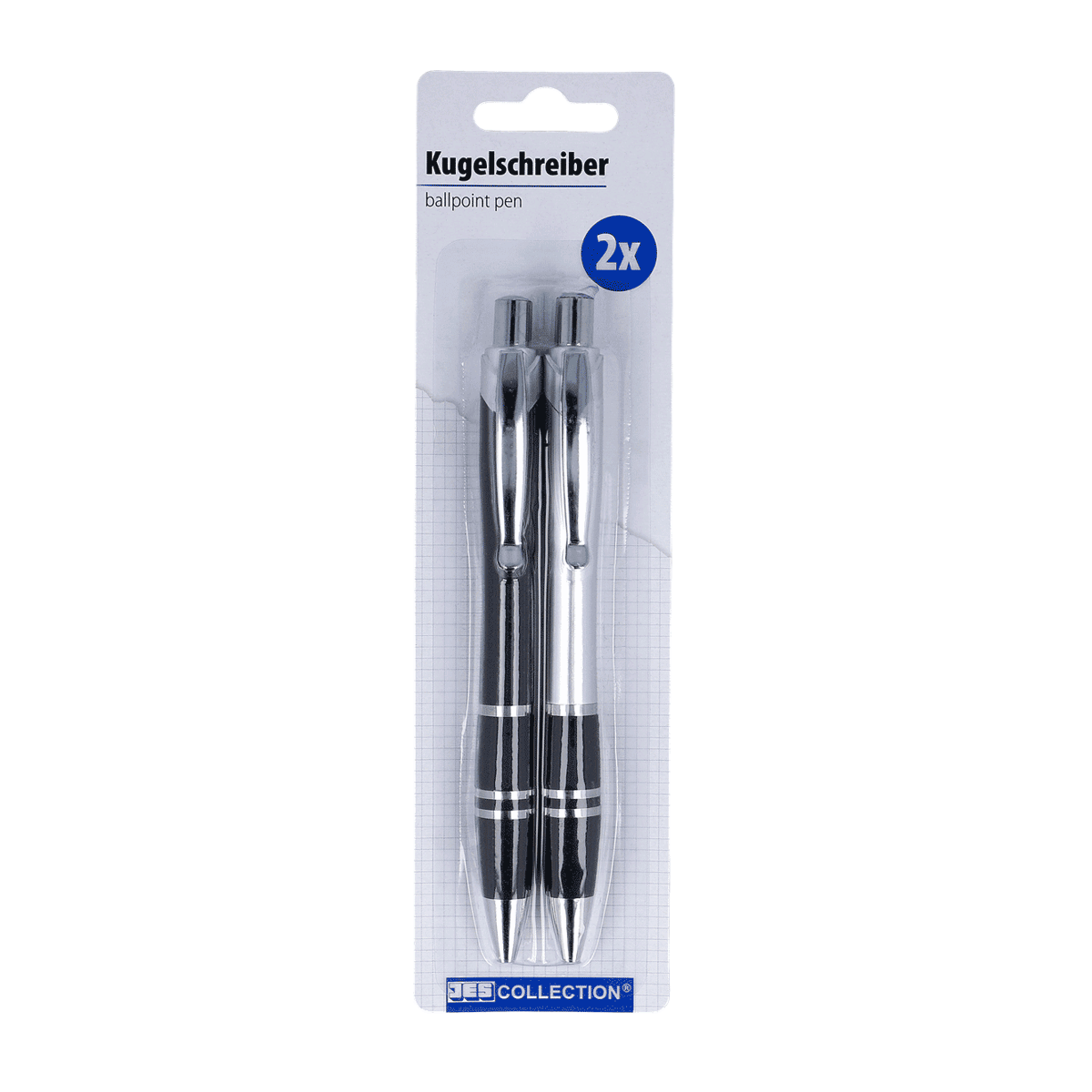 Kugelschreiber, Ballpoint, Schreibset, 2x, Chrom, Kugelschreiber, Ballpoint, Schreibgerät, 2x, Pens, ballpoint pen, Kugelschreiber, Metall, Drehmechanik, 2er-Pack