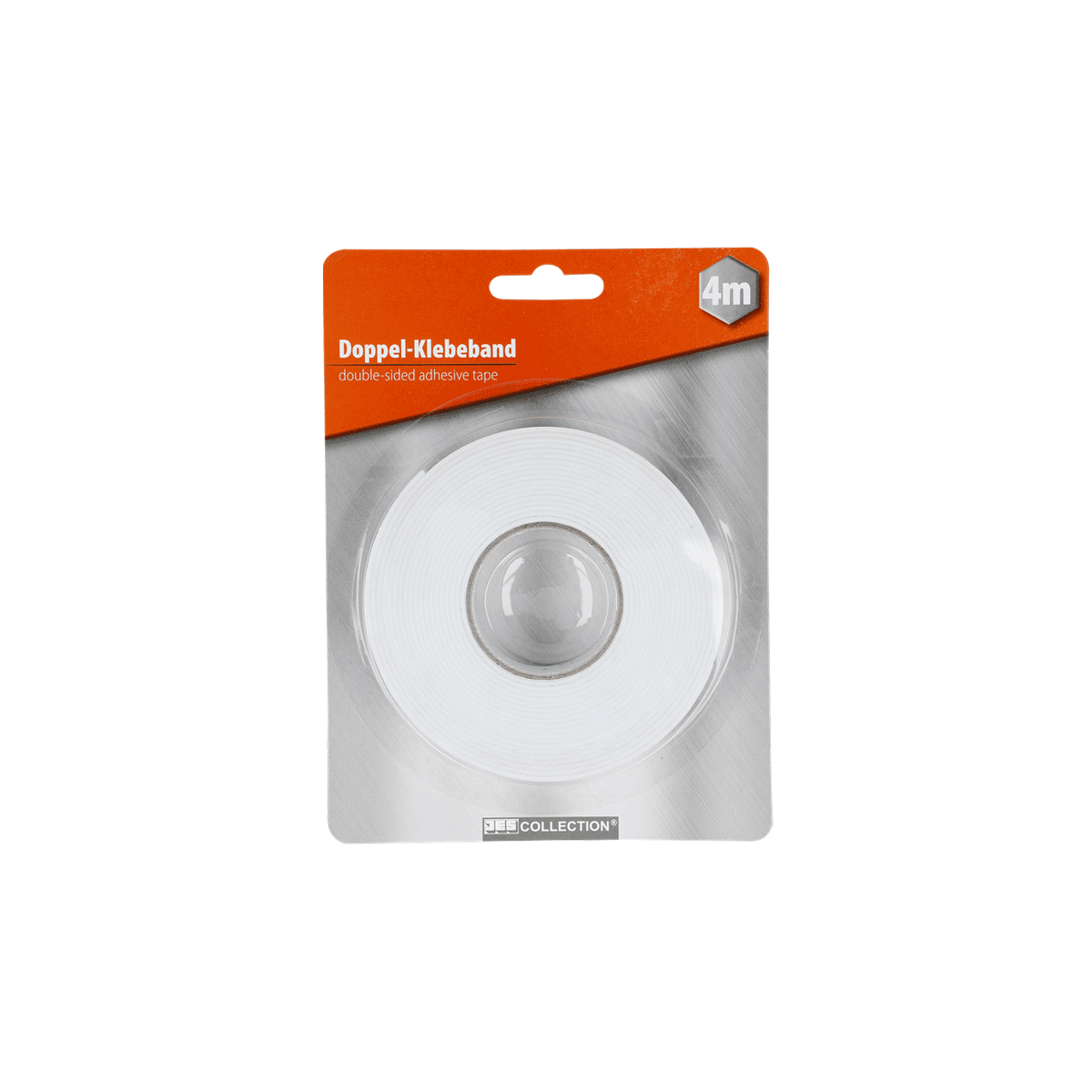 Klebeband, Verpackungsband, Weißes Band, Doppelseitig, Abroller?, Klebeband, Klebefolie, Doppelseitig, Weiß, 4 m, Klebeband, Doppel-Klebeband, Transparent, Klebeband-Rolle, 4 m