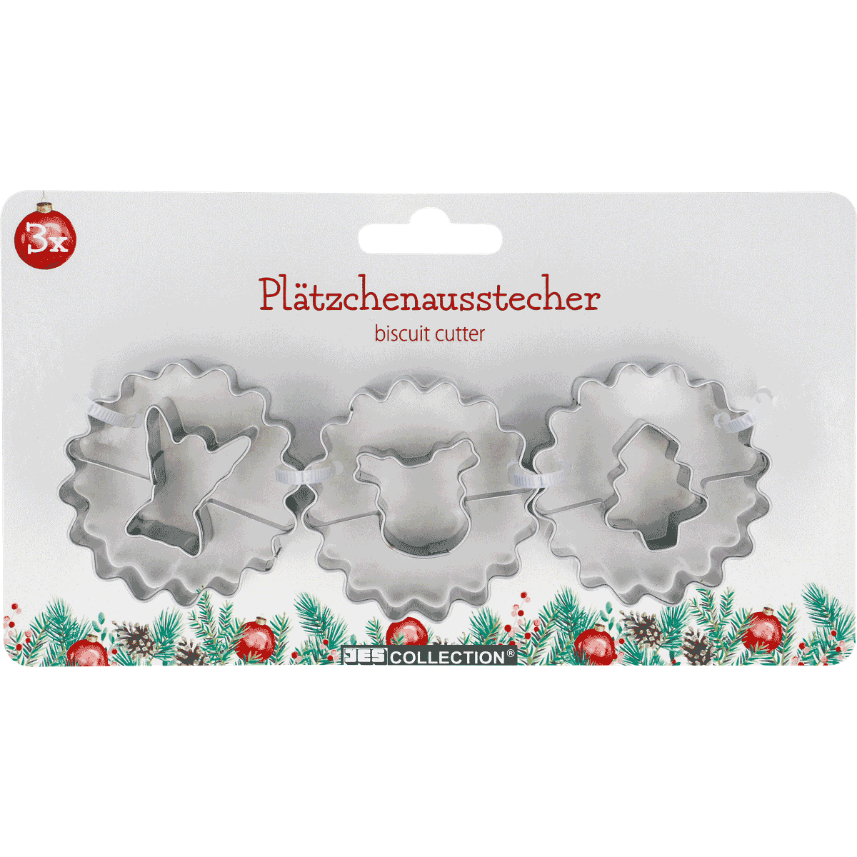 Plätzchenausstecher, Ausstechformen, Keksformen, Weihnachtsmotiven, Metallkutter
