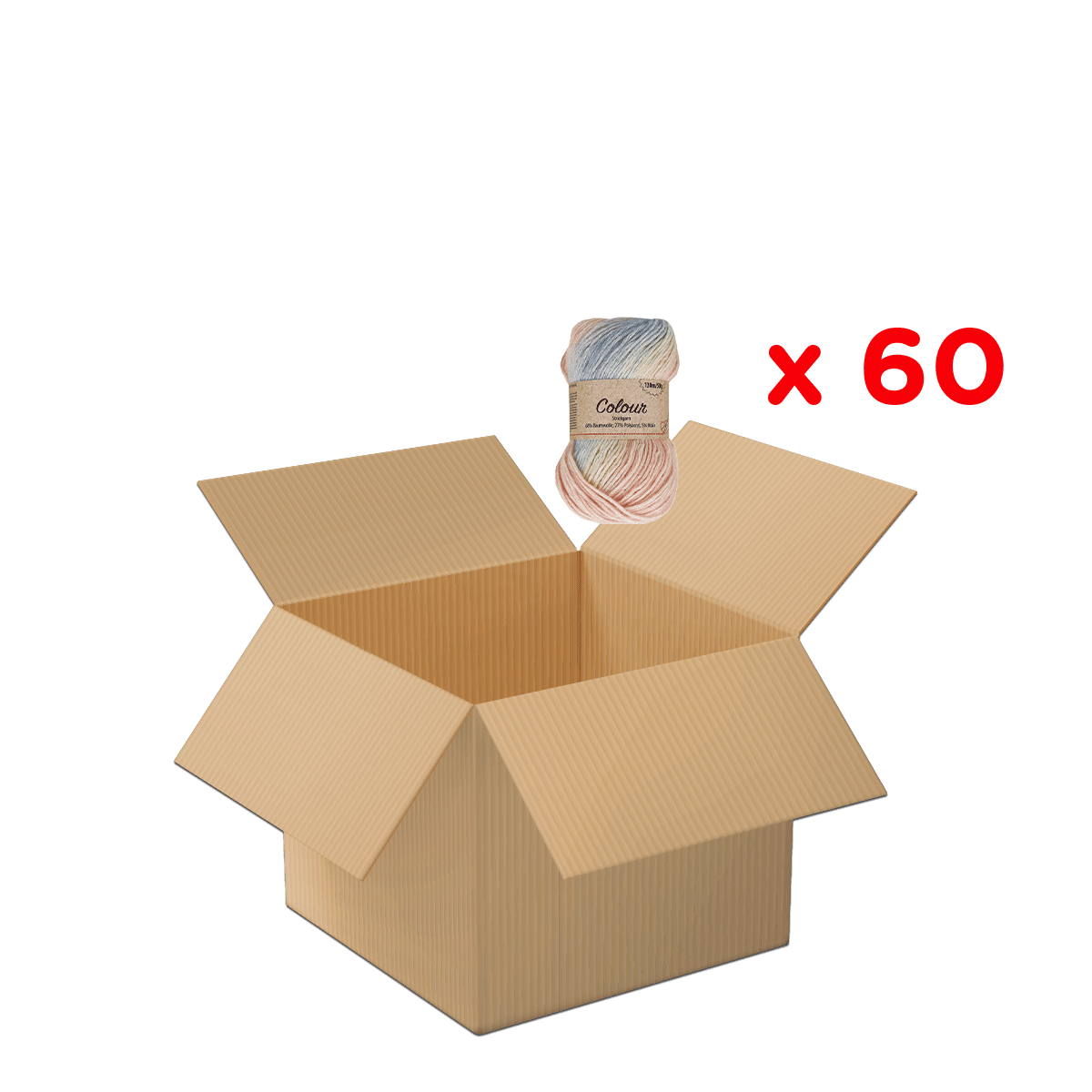 Kartonbox, Paketbox, Umzugskarton, Karton, Verpackung, Kartongbox, Kartonbox, Verpackung, Wollkugel, Schnittstelle, Kartonbox, Paketkarton, Garnrolle, Garnspule, Häkelgarn