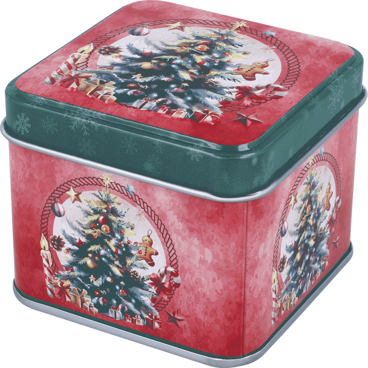 box, tin, storage tin, Christmas, decorative