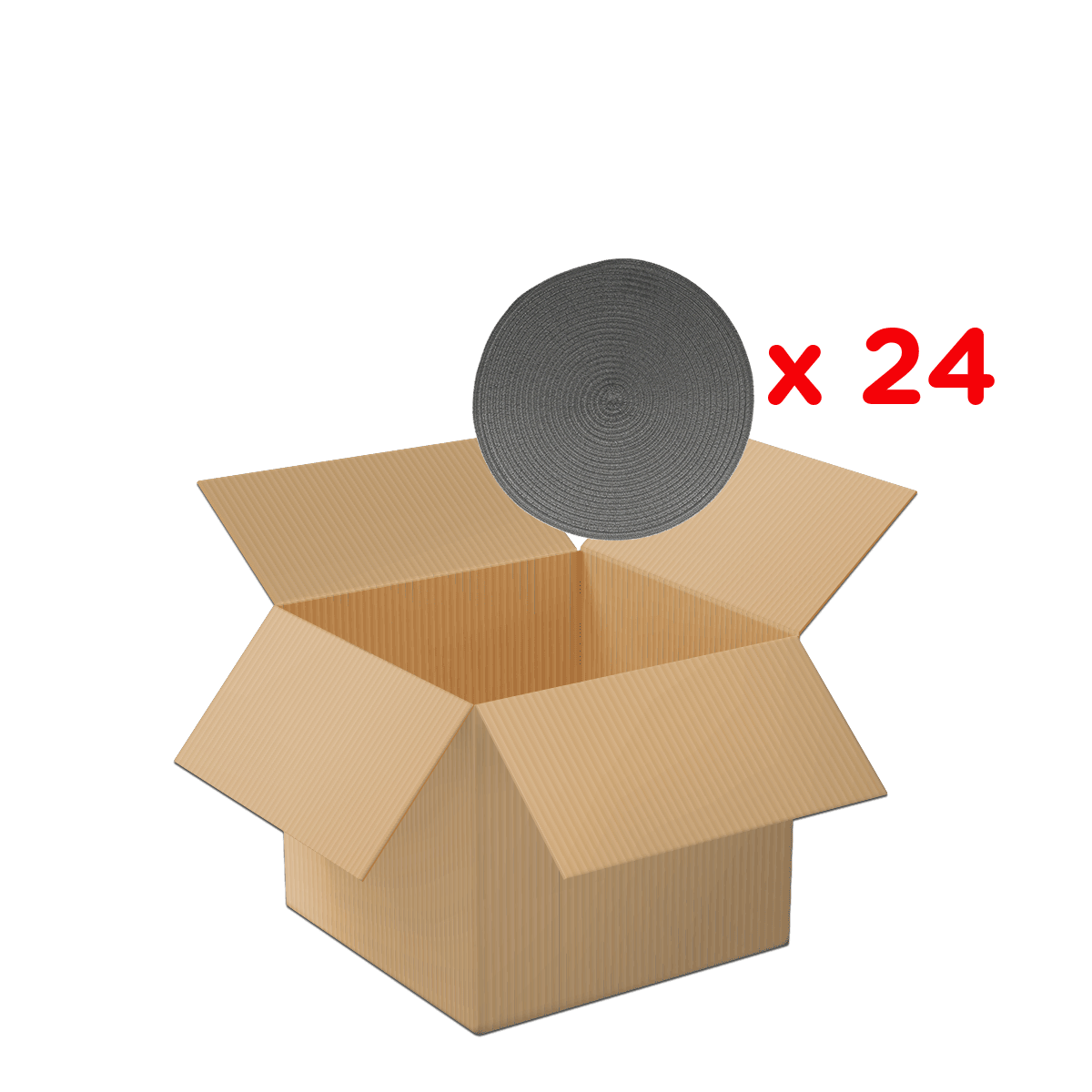 kartonbox, verpackung, rollenunterlage, schwarz, x24,  Karton,  Verpackung,  Box,  runder Unterlage,  Menge 24, Kartonschachtel, Rolle, Unterlage, Schutz, Verpackung